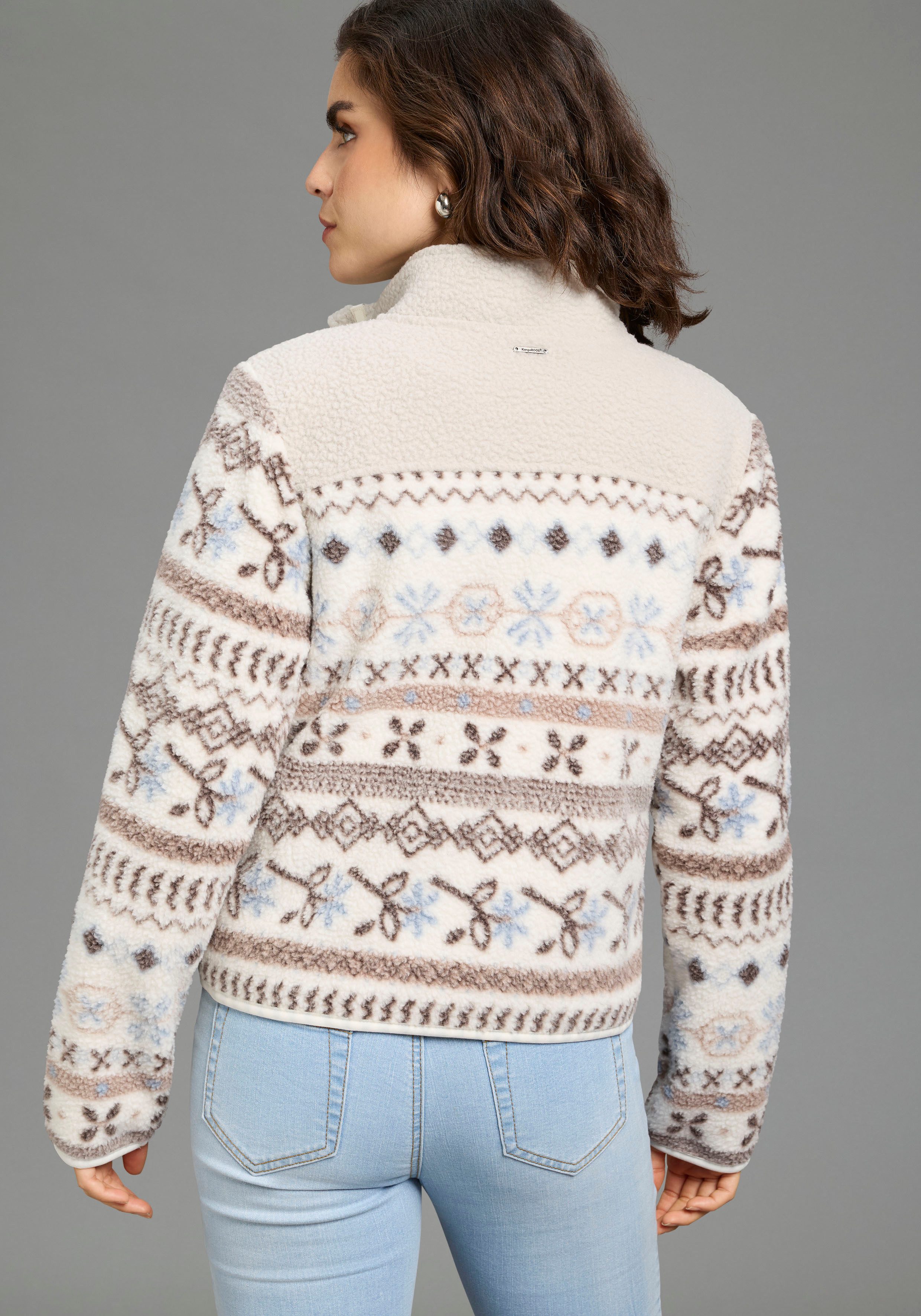 KangaROOS Fleecejacke Teddy Fleece mit Druck für den Übergang. € 59,99, (€ 59,99 pro 1 Stk).