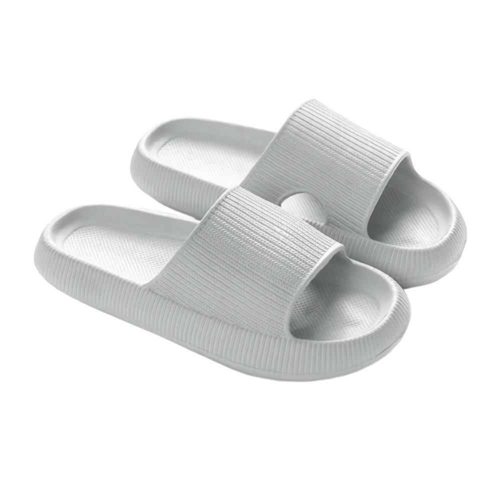 Blusmart Damen Herren Badeschuhe Badepantolette (EVA Rutschfest Pantoletten, Dicke Sohle bequeme) für Badezimmer, Schlafzimmer, Wohnzimmer, Strand, Freizeit