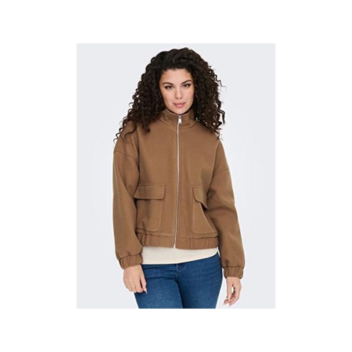 Outdoorjacke regular ONLY braun (1-St) fit