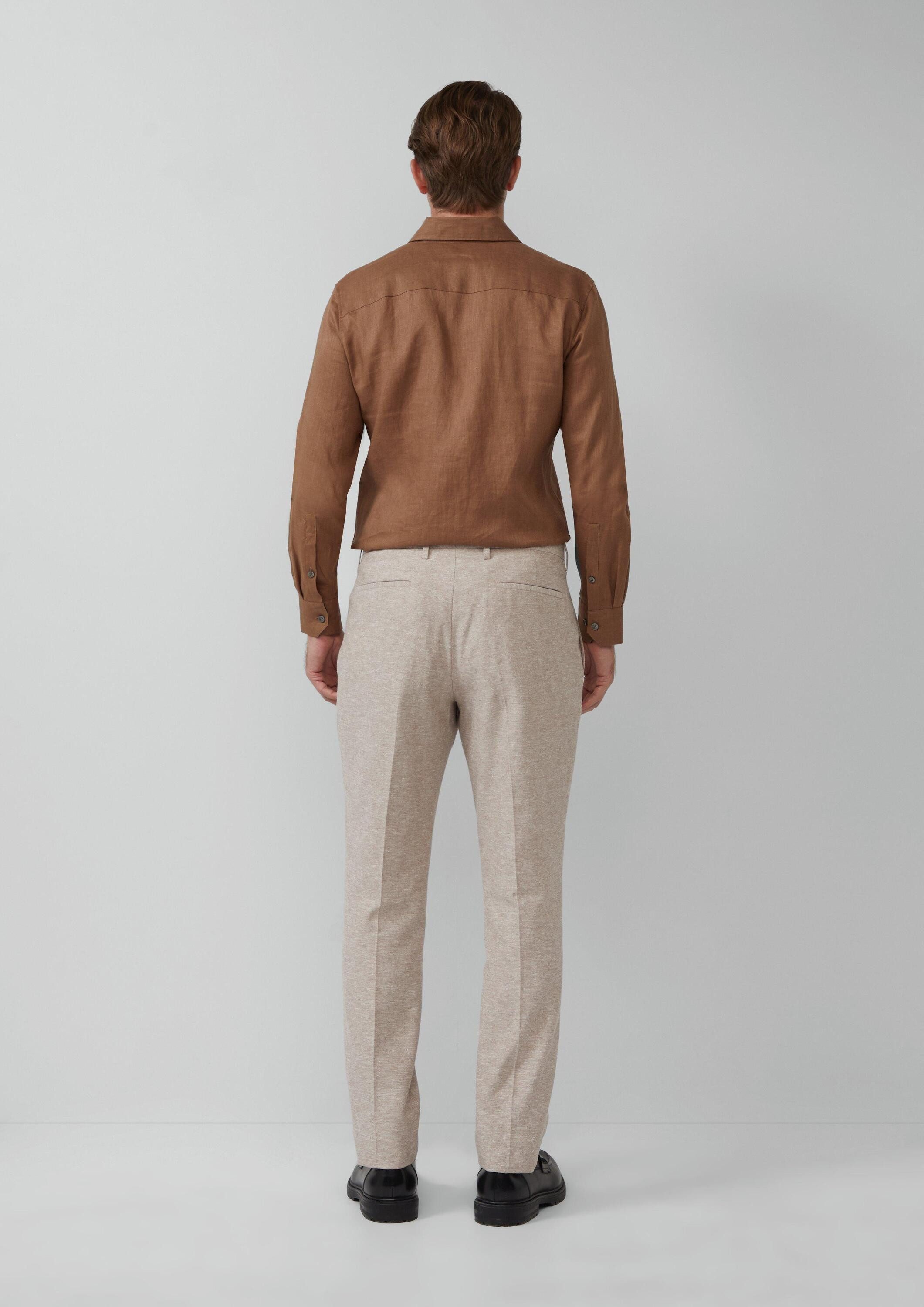 s.Oliver Chinos Hose S.OPURE s.O PURE: Anzughose aus Leinenmix