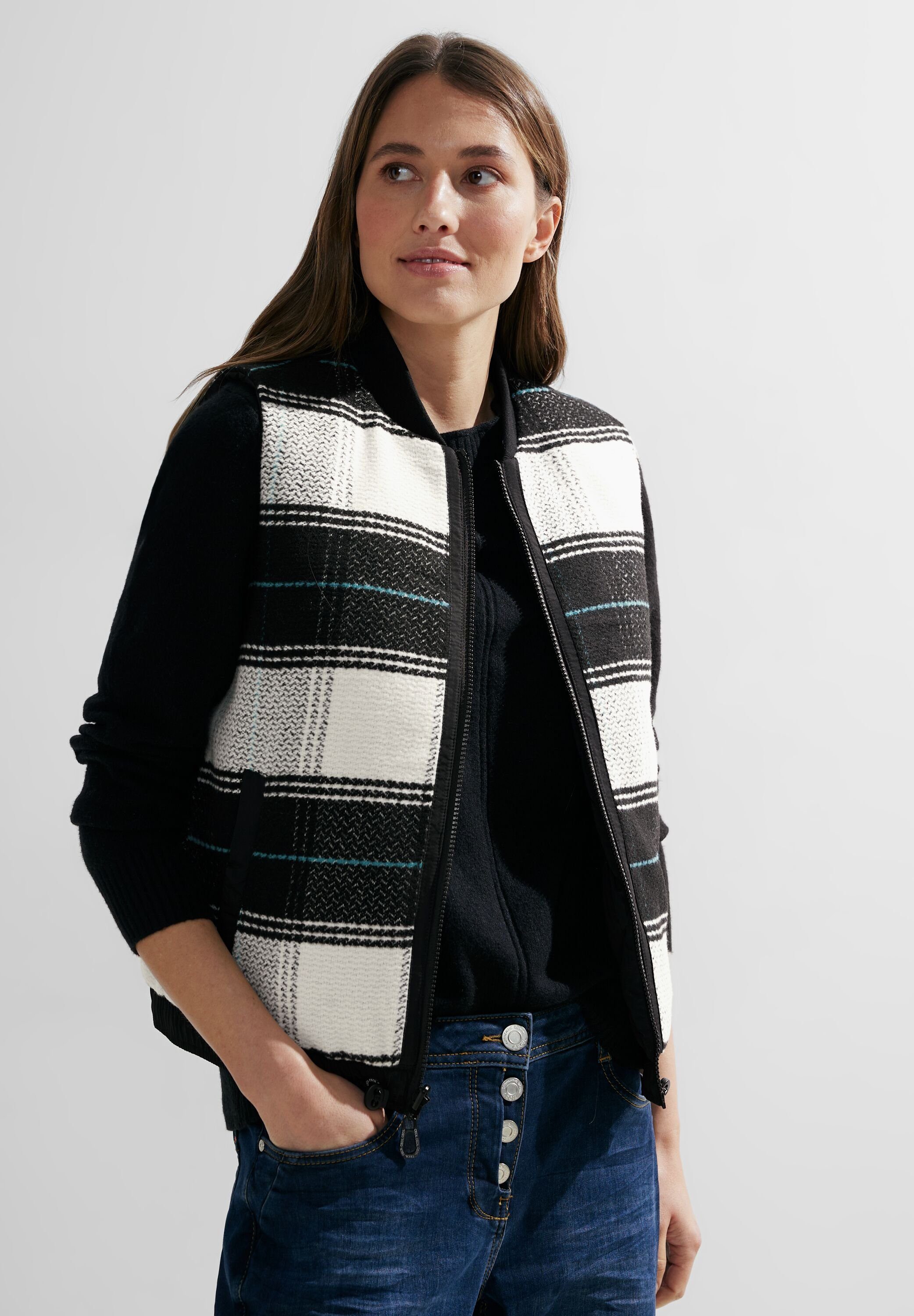 Strickpullover Reversible Cecil Vest