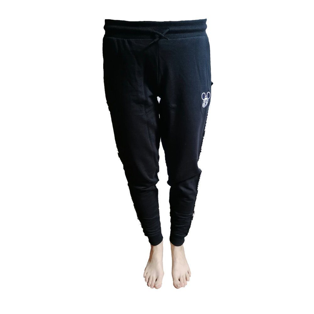 EplusM Jogginghose Mickey Mouse Freizeit- / Jogging- Hose Logo und Schrift mit gesticktem