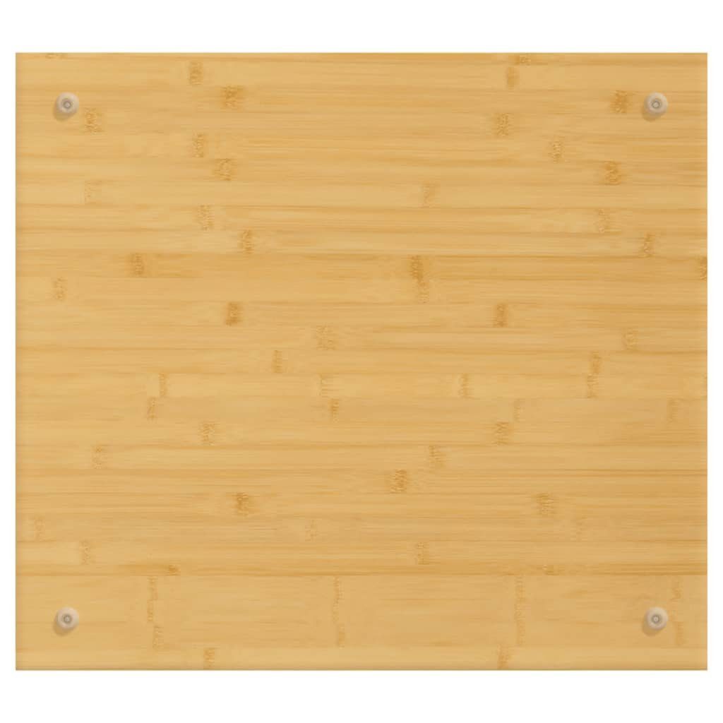 vidaXL Paellapfanne Herdabdeckplatte 50x56x1,5 cm Bambus
