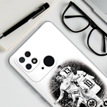DeinDesign Handyhülle Eintracht Frankfurt Barcelona Offizielles Lizenzprodukt, Xiaomi Redmi 10C Silikon Hülle Bumper Case Handy Schutzhülle