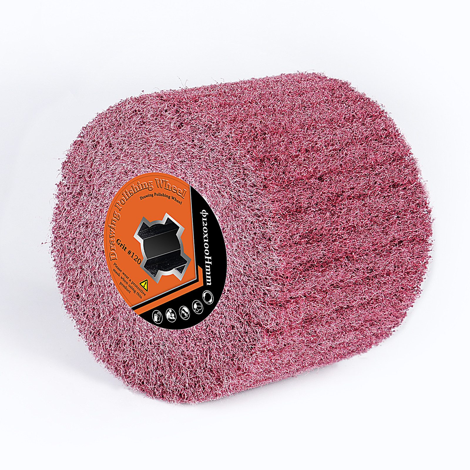 XERSEK Шлифовальный валик 60-320# Schleifwalzen Bürste für Satinierer, Schleifen Renovierung, Polierbürste mit Aluoxid-beschichteten PA-Fasern zur Holz Metall Stein
