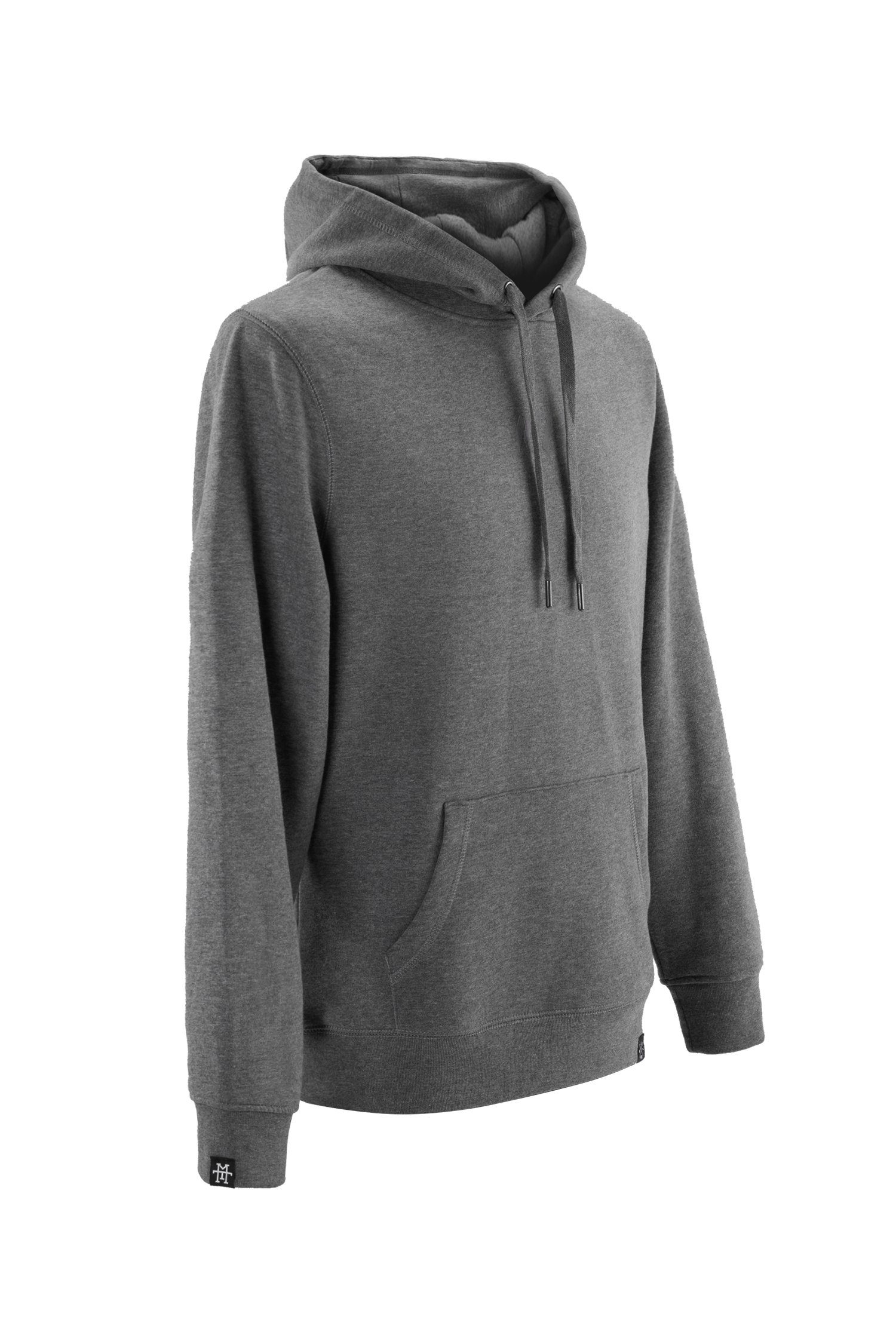 Hoodie M13 - Bully Hooded Manufaktur13 Asphalt mit Metallkordeln Kapuzenpullover Sweater