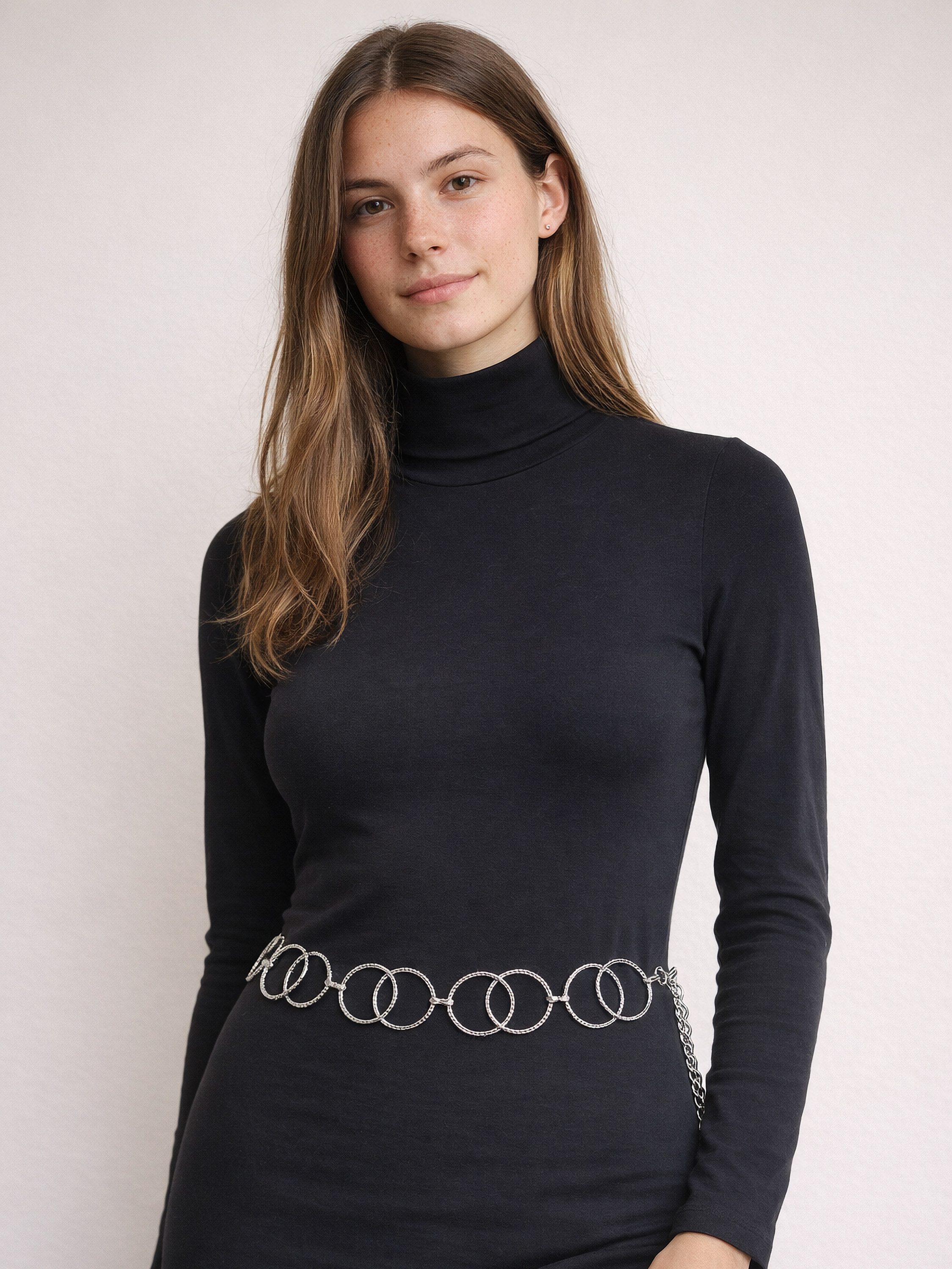 COLLEZIONE ALESSANDRO Kettengürtel Kini mit ineinanderlaufende Ringe