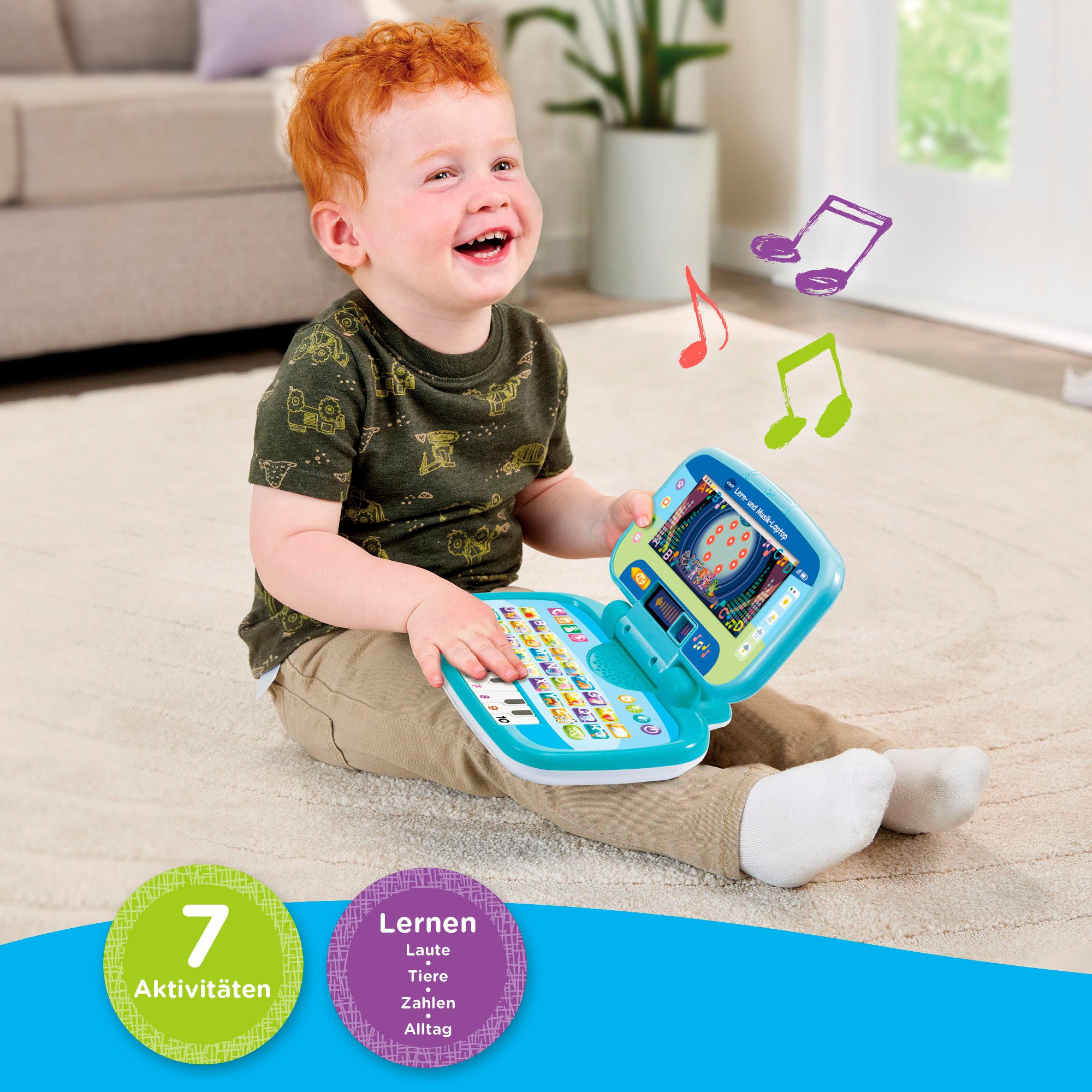 Vtech® Kindercomputer Lern- und Musik-Laptop