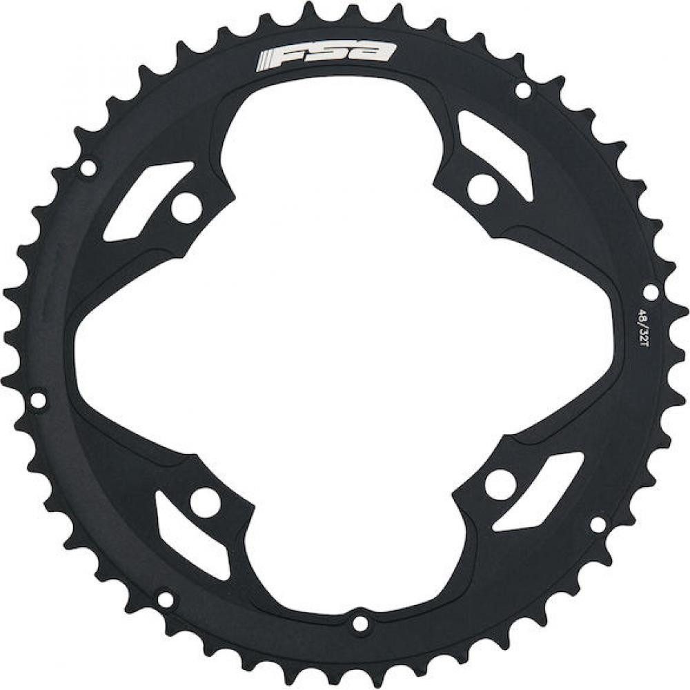 FSA Fahrradkette FSA Kettenblatt Road Pro 4-Arm 120 mm x 46 T Schwarz - Präzise Schaltp