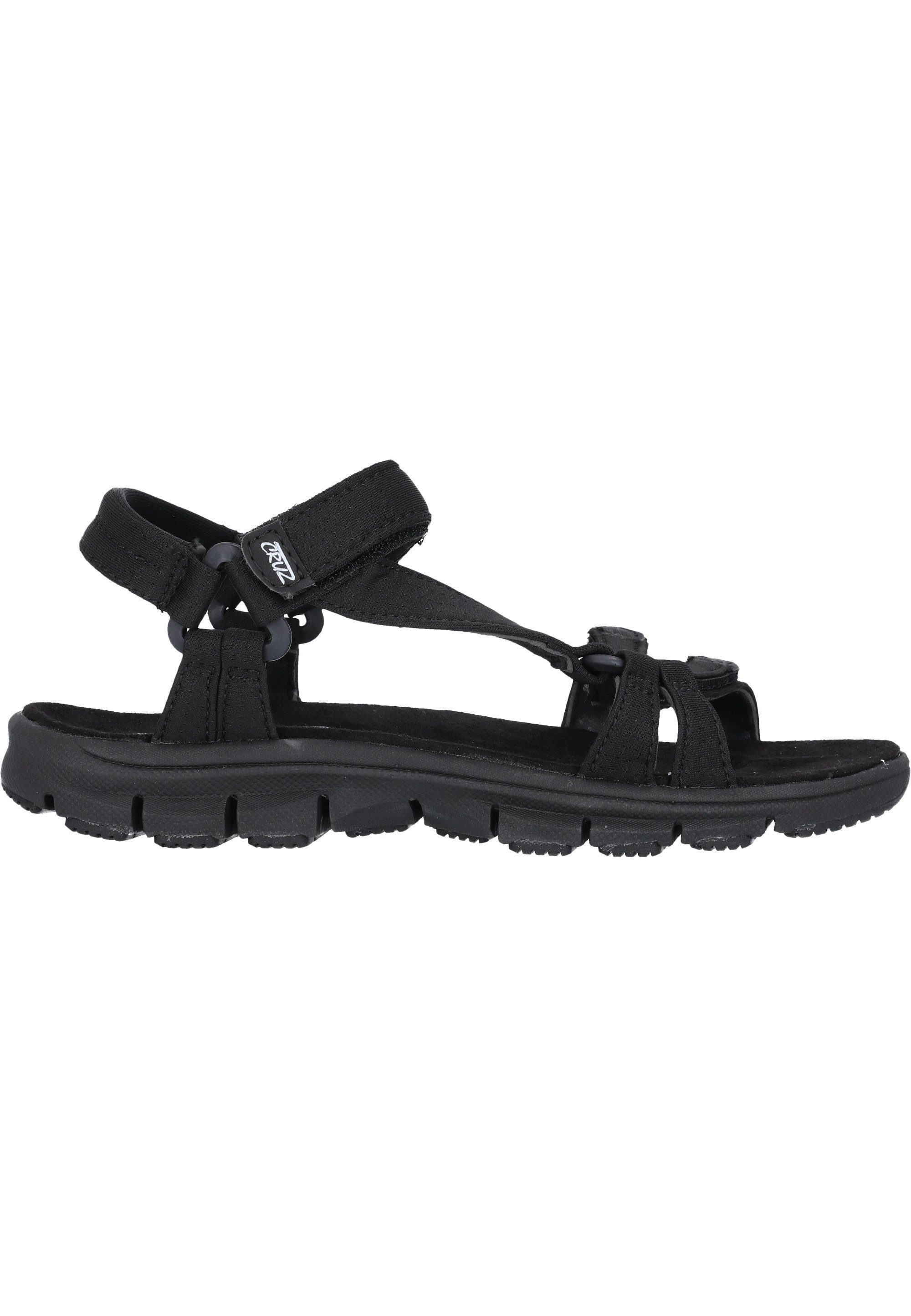 CRUZ Bernao Sandale mit rutschfestem schwarz-schwarz Allwetterprofil