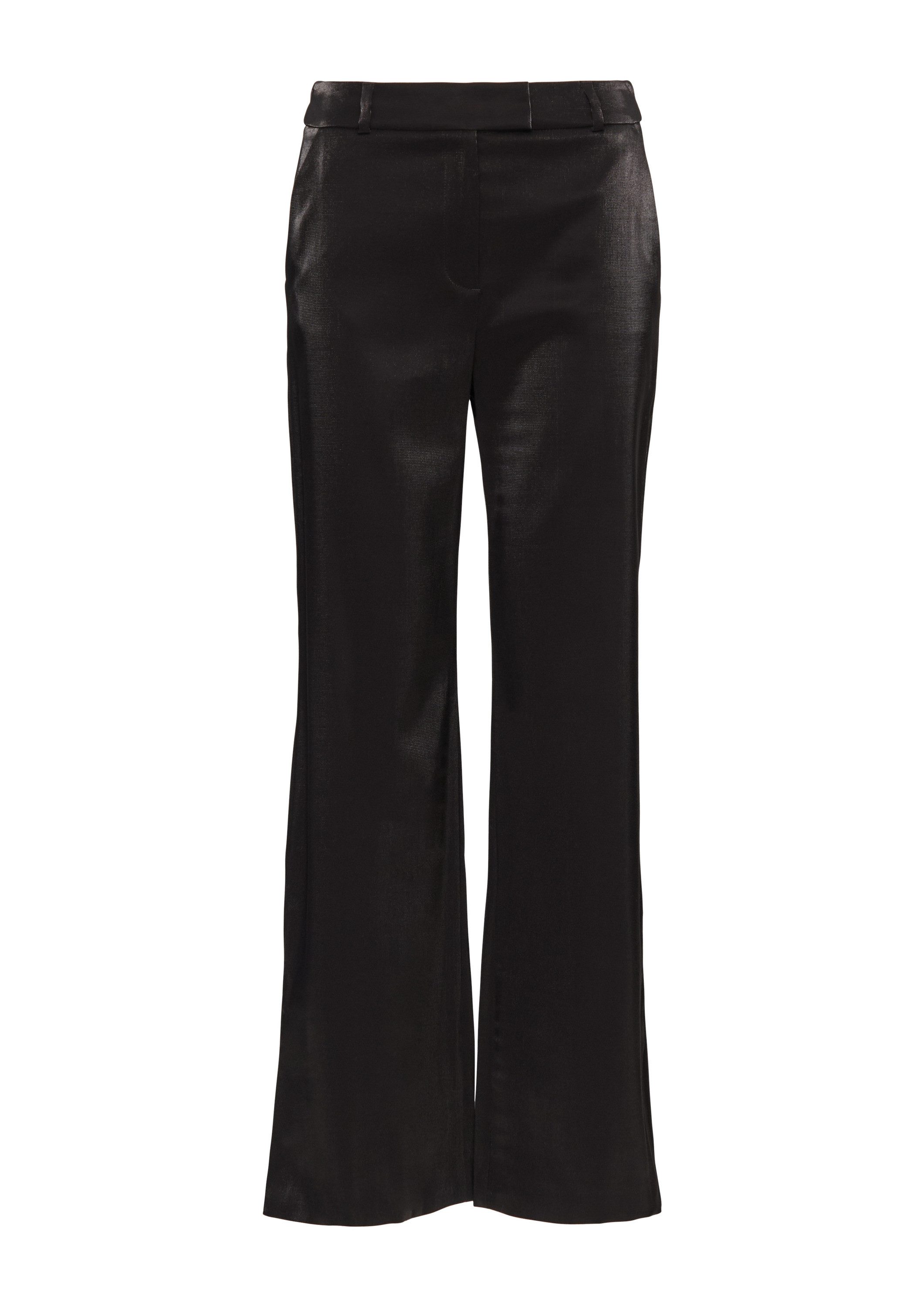 comma Chinos Hose Glänzende Marlenehose mit günstig online kaufen