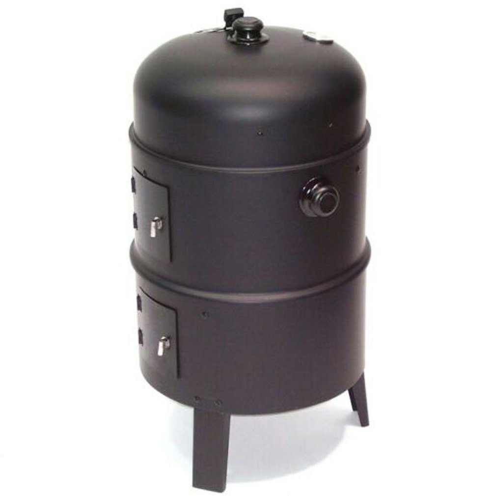 Apex Smoker 3in1 BBQ Räucherofen Holzkohlegrill Räuchergrill Grilltonne Smoker