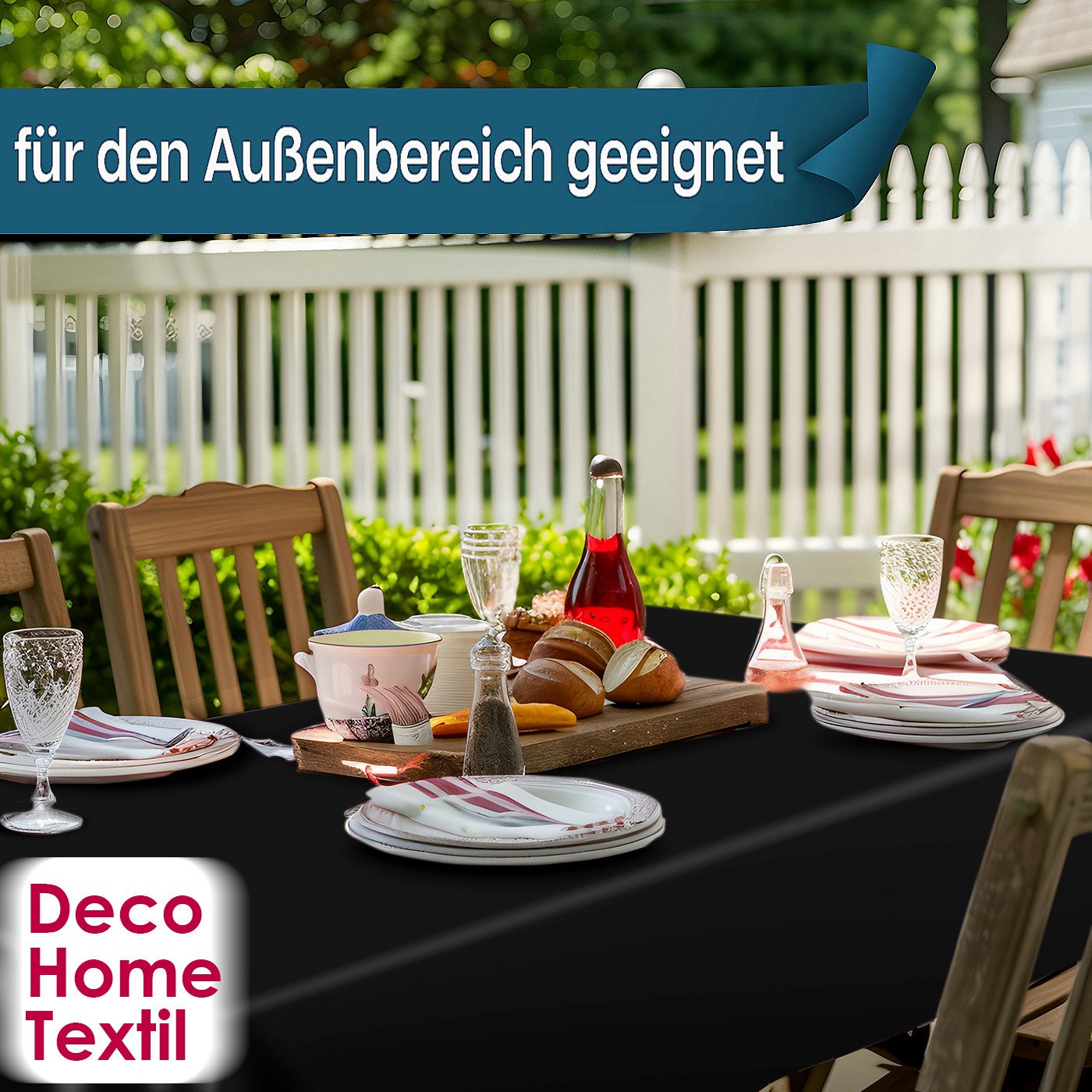 DecoHomeTextil Heimtextilmanufaktur Tischdecke Partytischdecke Lackfolie Re günstig online kaufen