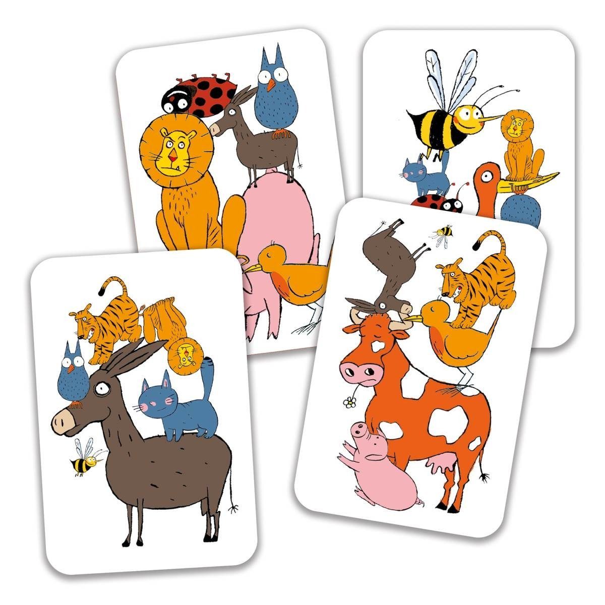 DJECO Spiel Kartenspiel Bataflash Reaktionsspiel ab 5 Jahren Beobachtungsspiel, Kartenspiel