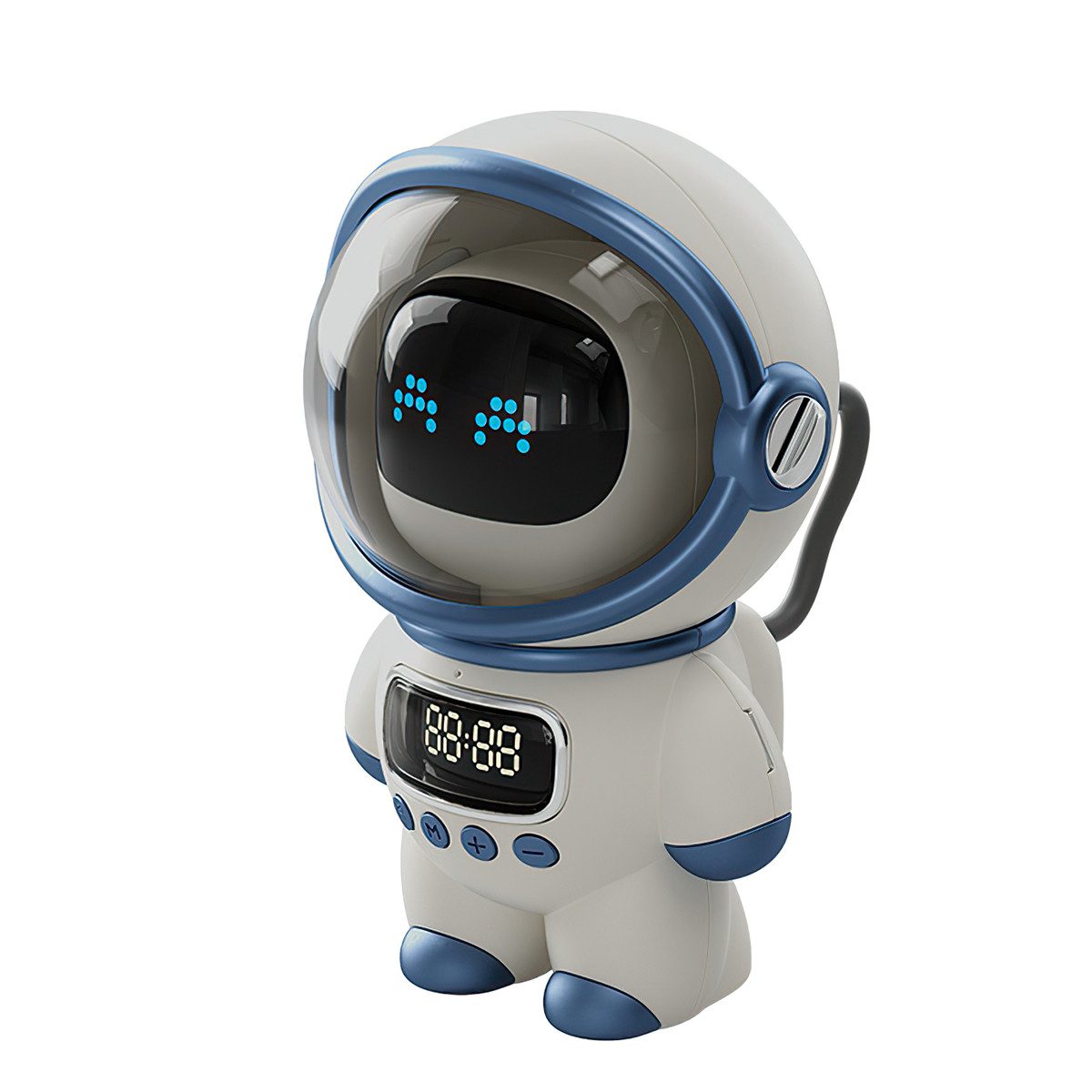 DOPWii Bluetooth Audio, 1800mAh Wecker Nachtlicht FM Radio Funktion 5.1 Lautsprecher System