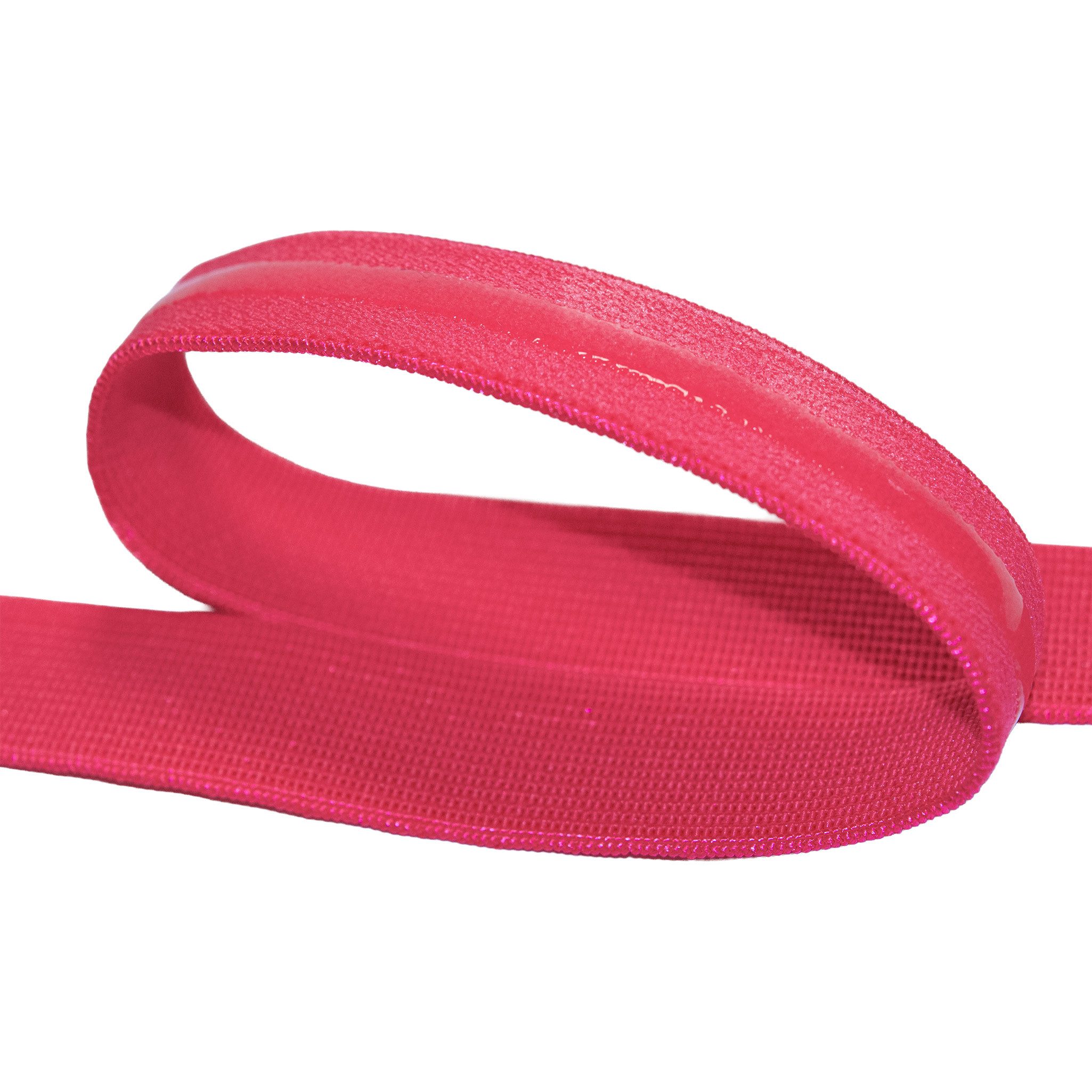 Gummiband Gummilitze mit Silikonstreifen 5mx20mm Gummiband elastisch rutschfest