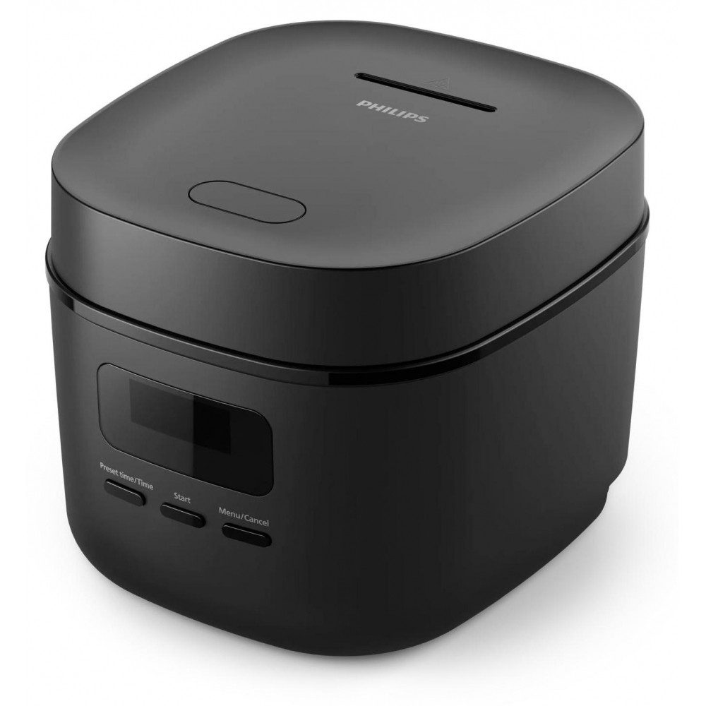 Philips Reiskocher HD3080/80 Mini-Reiskocher 3000 schwarz Mini-Reiskocher