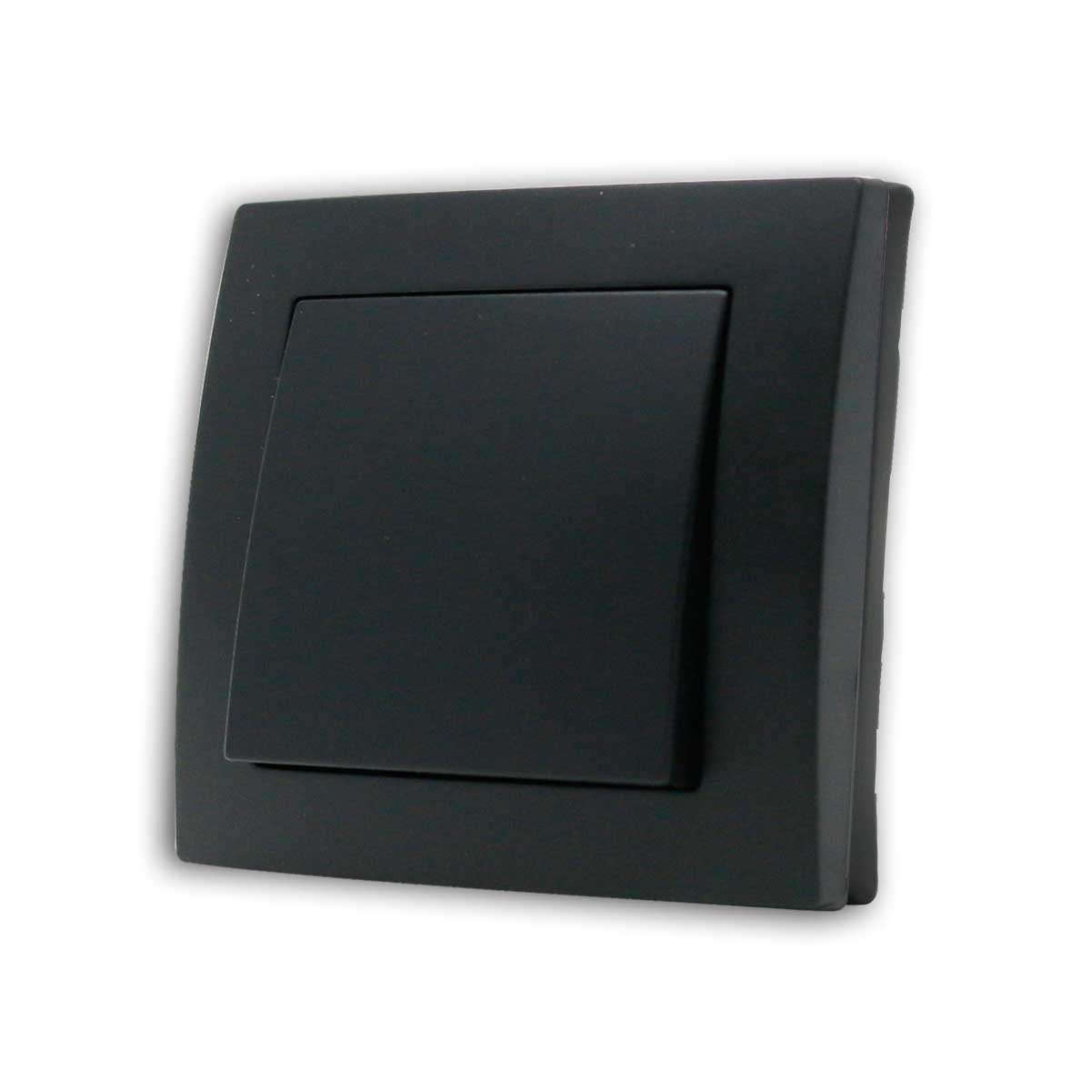 McPower FLAIR Wechselschalter IP44 schwarz, 250V~/10A, SA Unterputzschalter