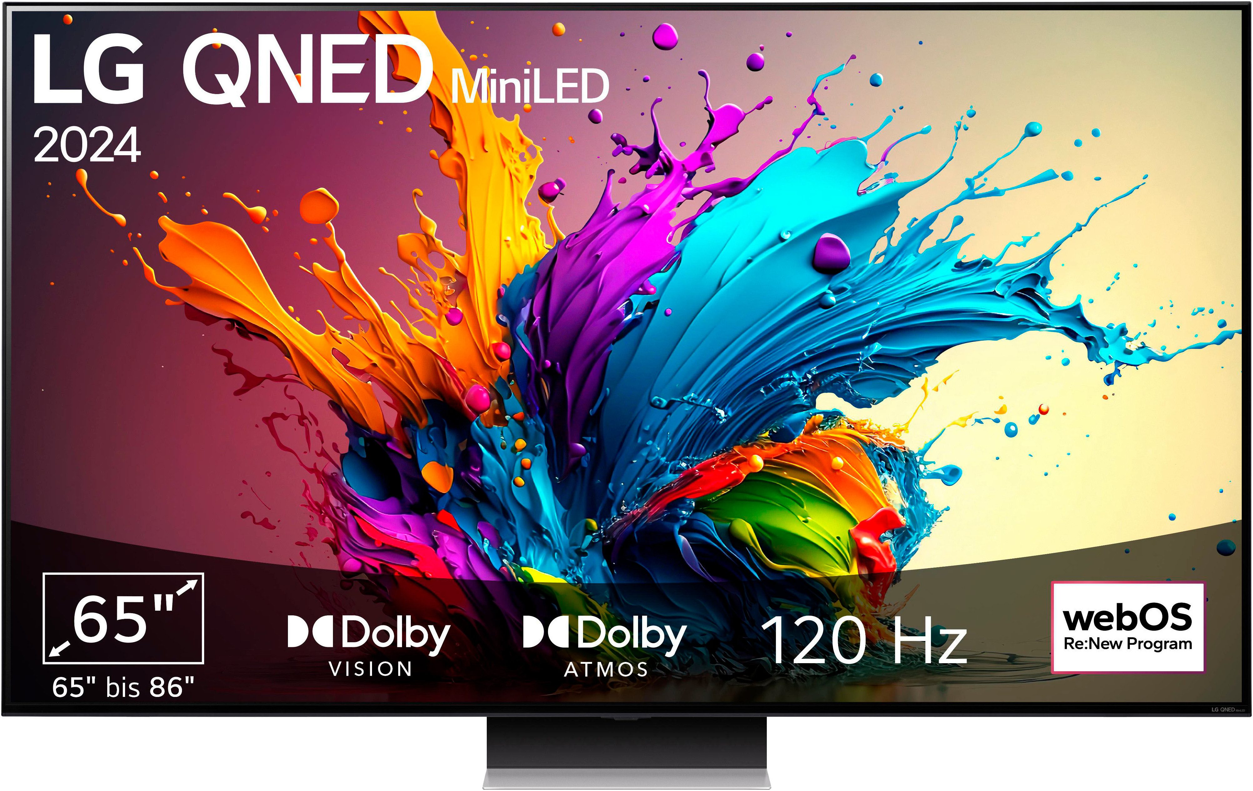 LG 65QNED91T6A QNED-Fernseher (164 cm/65 Zoll, 4K Ultra HD, Smart-TV)
