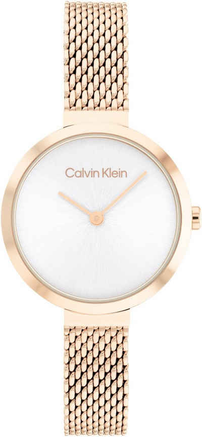 Calvin Klein Quarzuhr Minimalistic T Bar Mesh 28 mm, 25200083