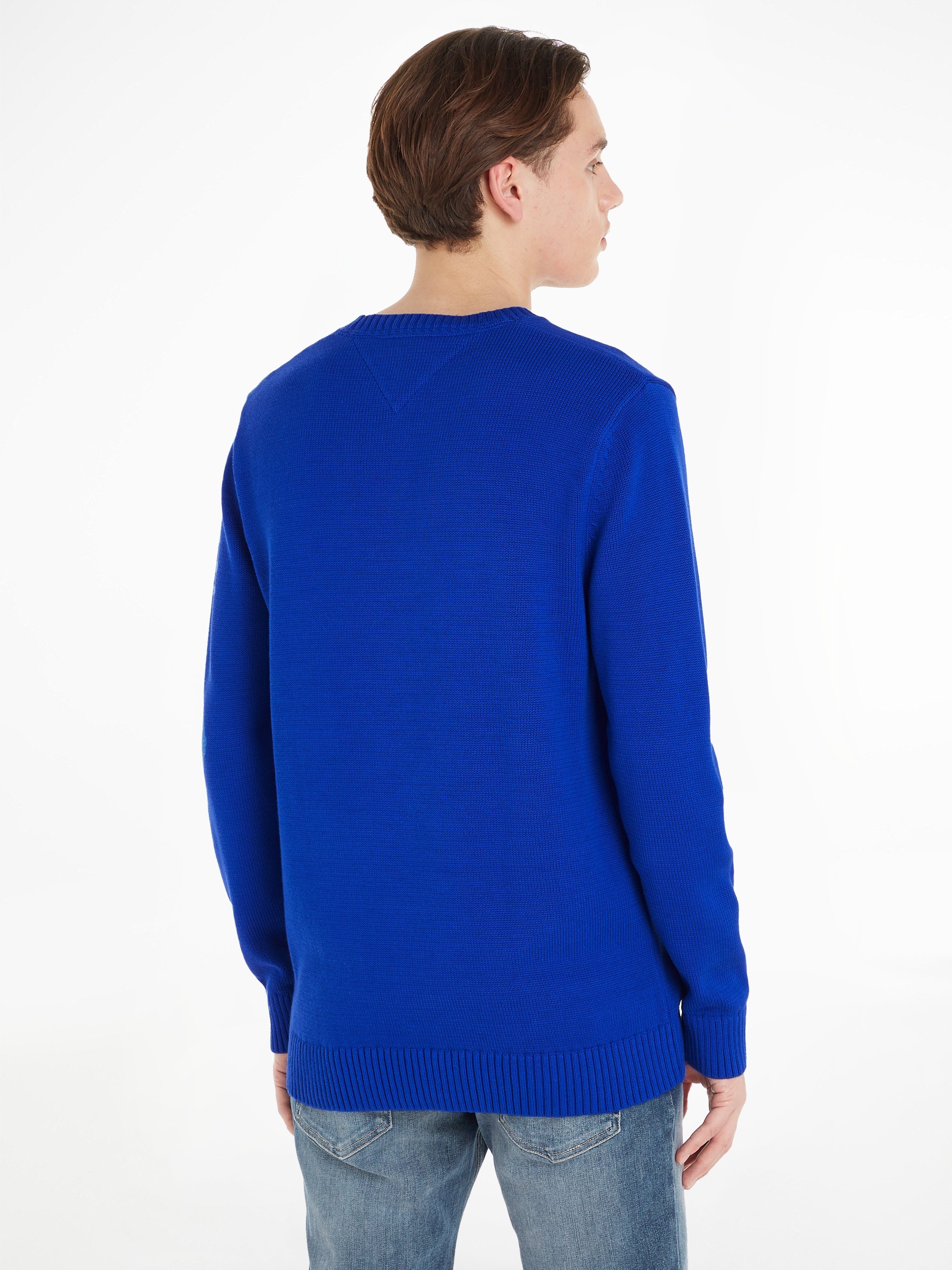 Jeans CREW Blue ESSENTIAL TJM Ultra SWEATER NECK Tommy Strickpullover