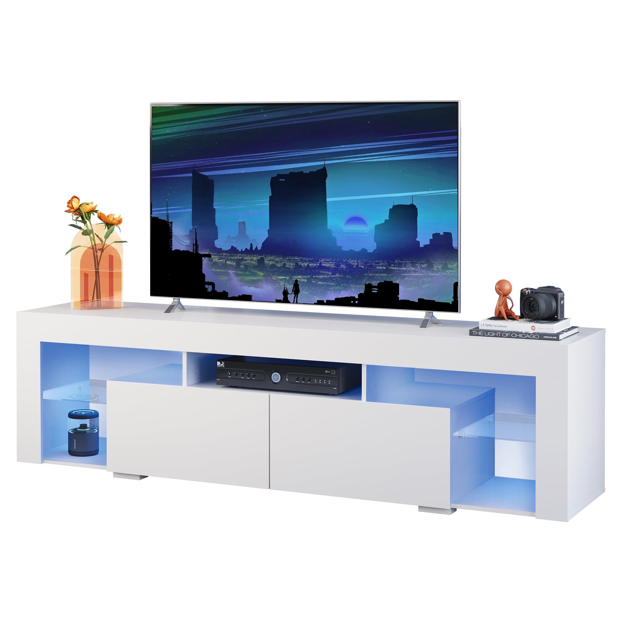 WLIVE TV-Schrank 135/160 cm Lowboard mit RGB-LED für Fernseher bis 60/65/70 günstig online kaufen