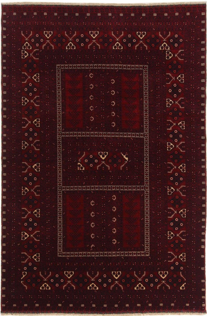 Orientteppich Afghan Mauri 167x251 Handgeknüpfter Orientteppich, Nain Trading, rechteckig, Höhe: 6 mm