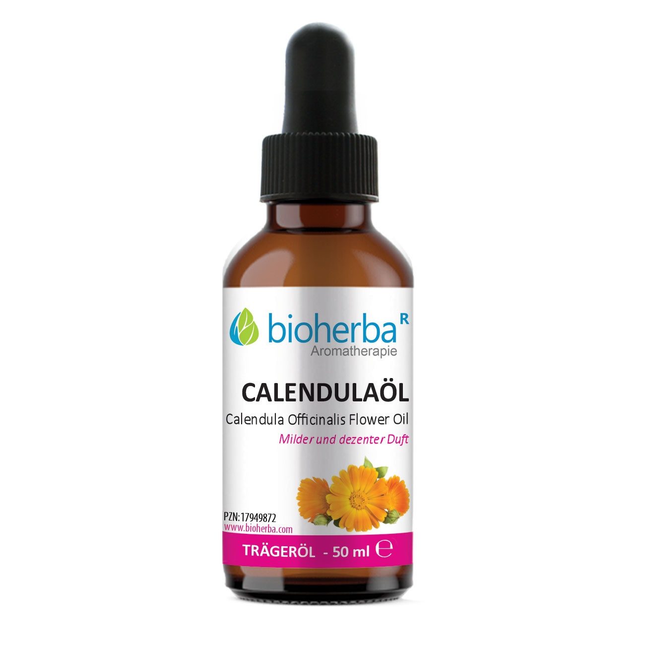 BIOHERBA R Pflege-Set Calendulaöl Reines Calendula-Trägeröl 50 ml