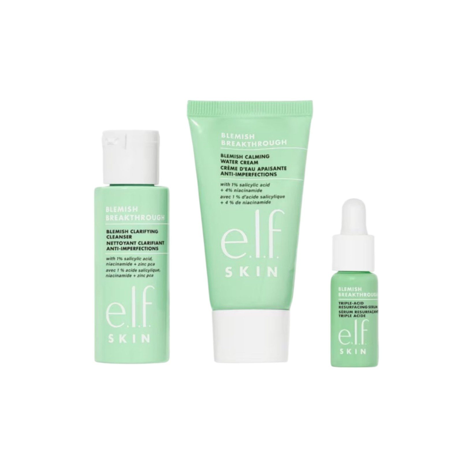 e.l.f Уход за лицом-Set Blemish Breakthrough Blemish Control Basics Kit, 3-tlg.