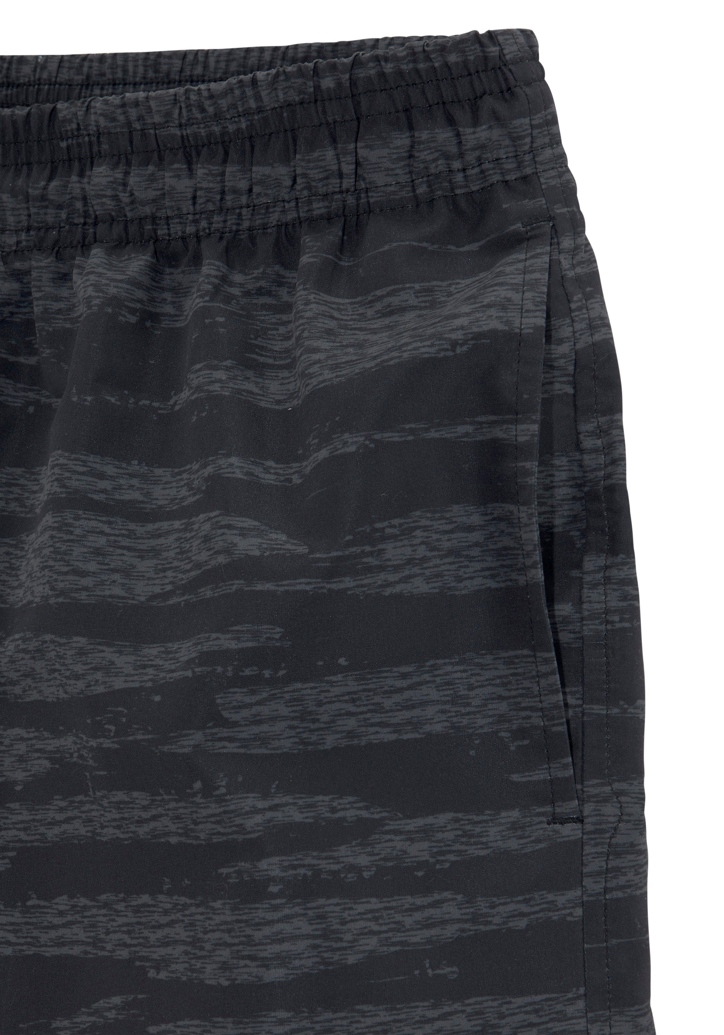 KangaROOS Badeshorts mit Melange-Effekt