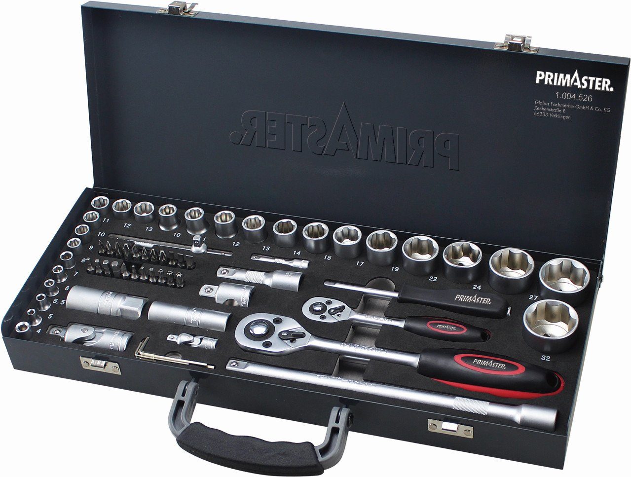 Primaster Steckschlüssel Primaster Steckschlüsselsatz ST64 64-teilig 1/4