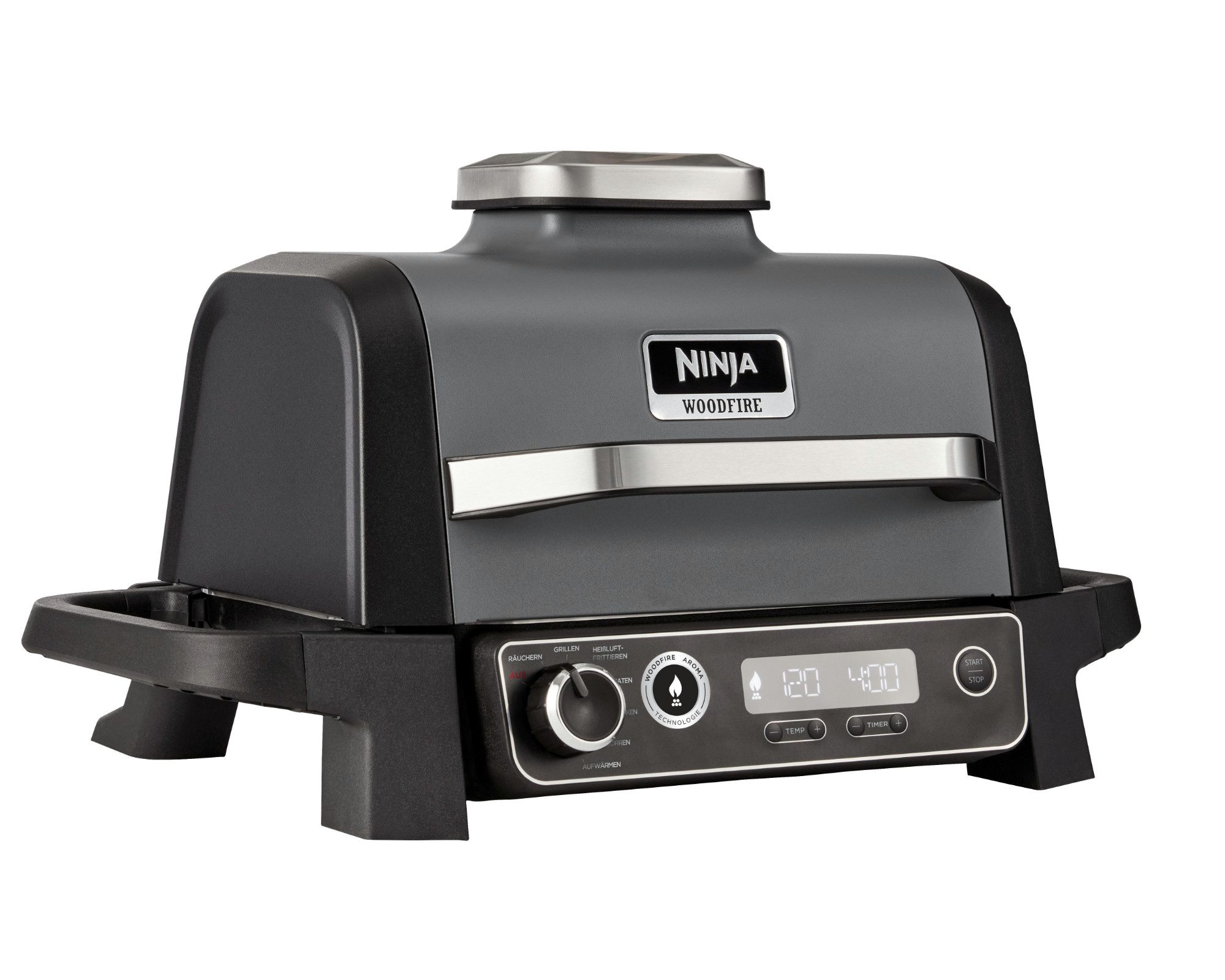 NINJA Smoker OG701DE Woodfire, Heißluftfritteuse, Woodfire-Technologie