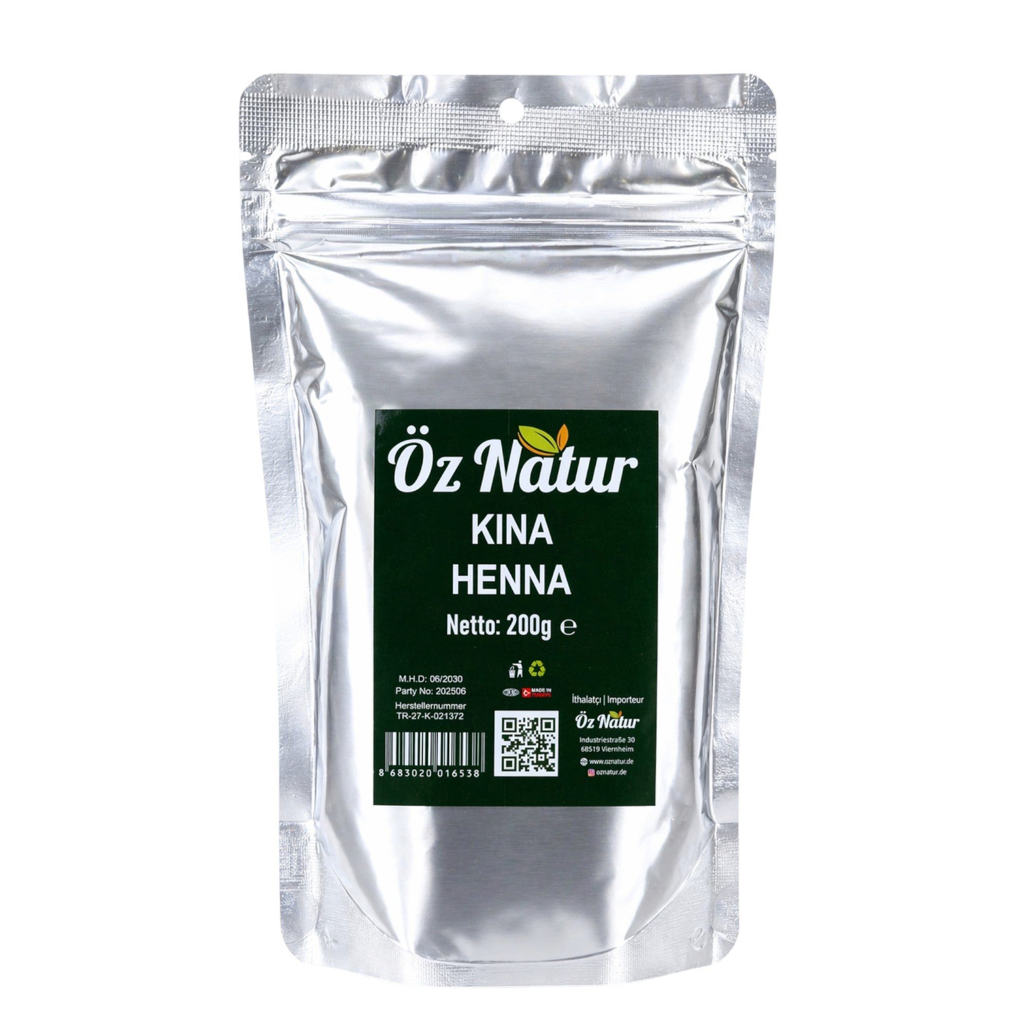 Öz Natur Kopfhaut-Pflegekur, Henna 200g