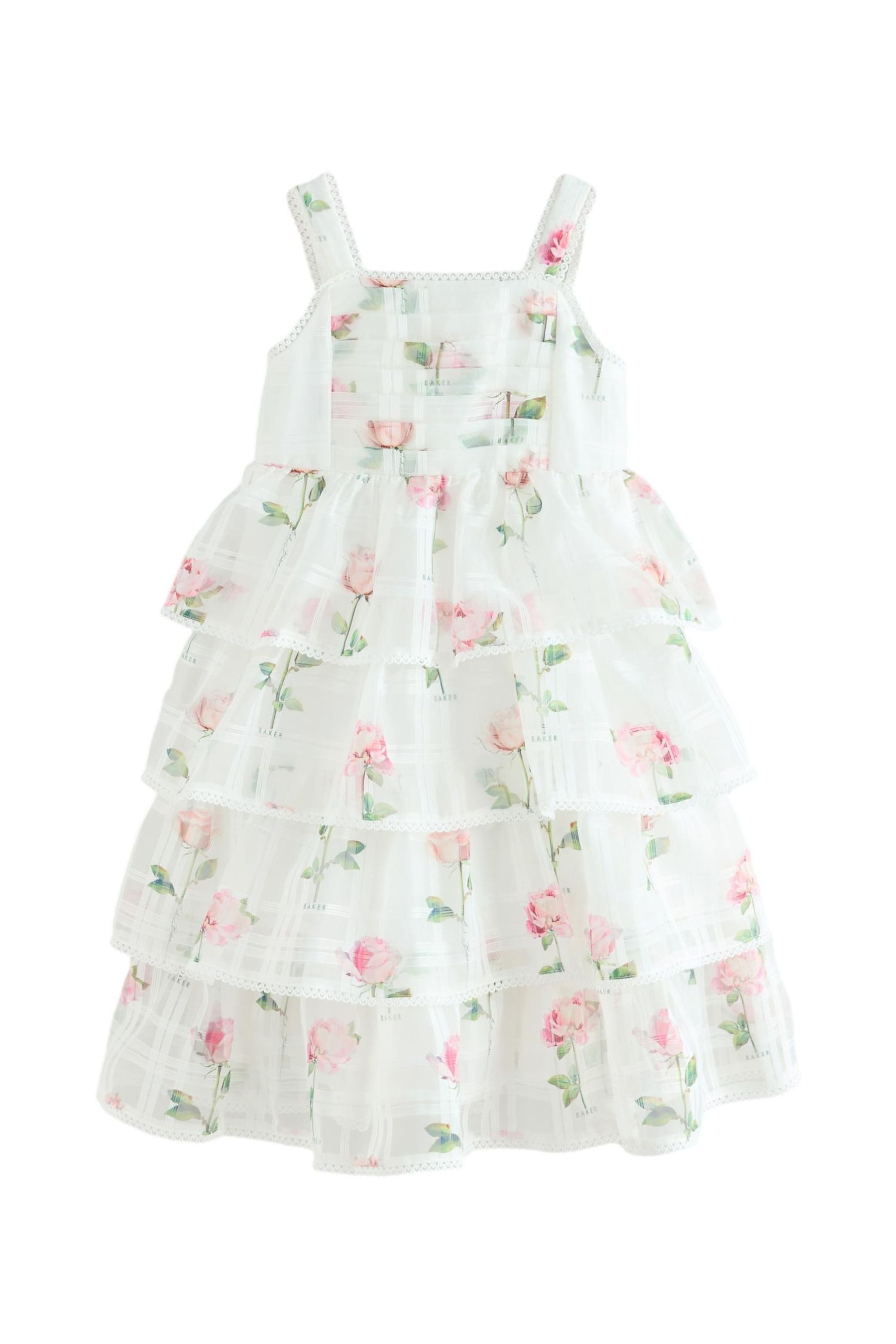 Midikleid Baker by Ted Baker Organza-Kleid, Ausbrenner-Optik