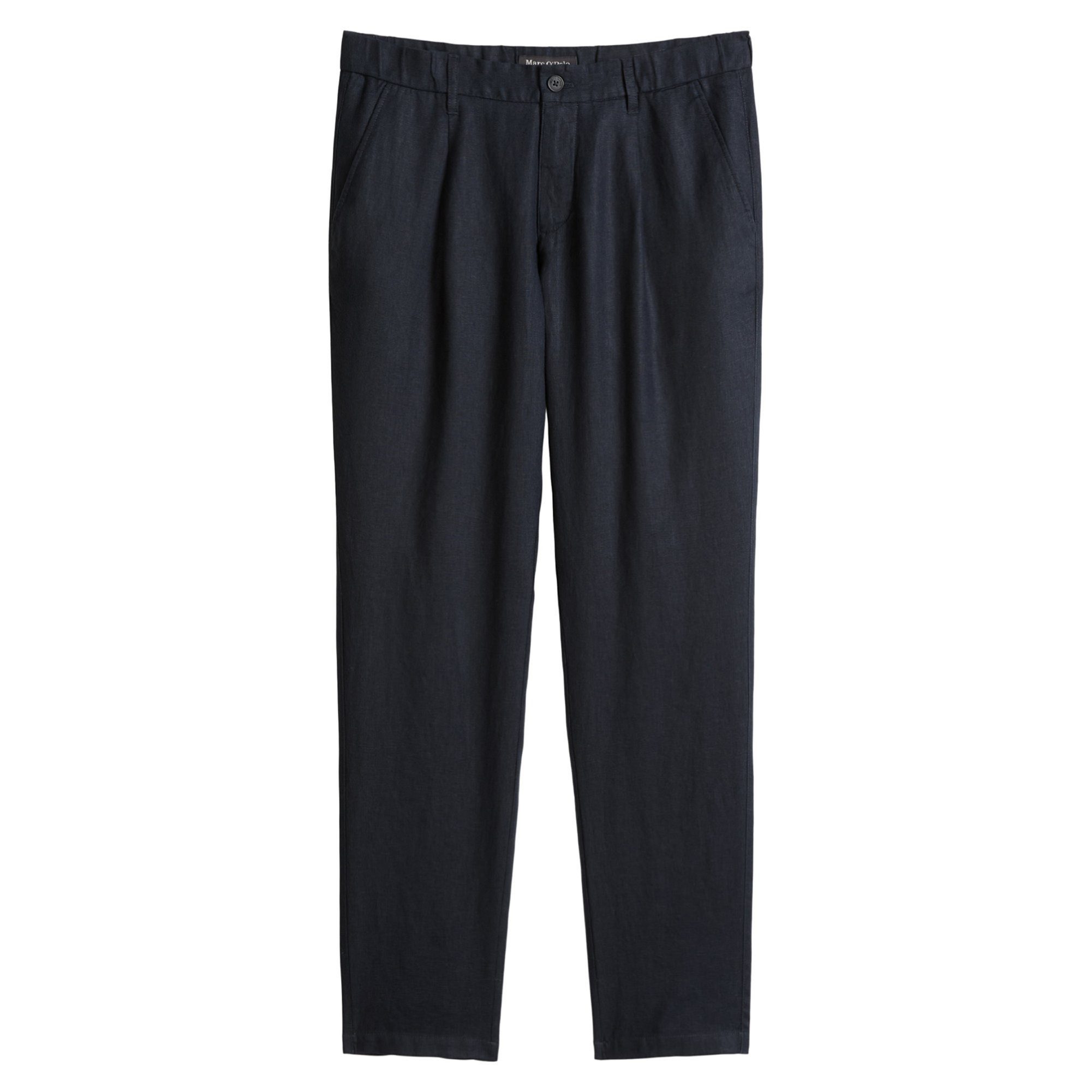 Marc O'Polo Regular-fit-Jeans Herren Stoffhose Leinen Osby Jogger Pleats