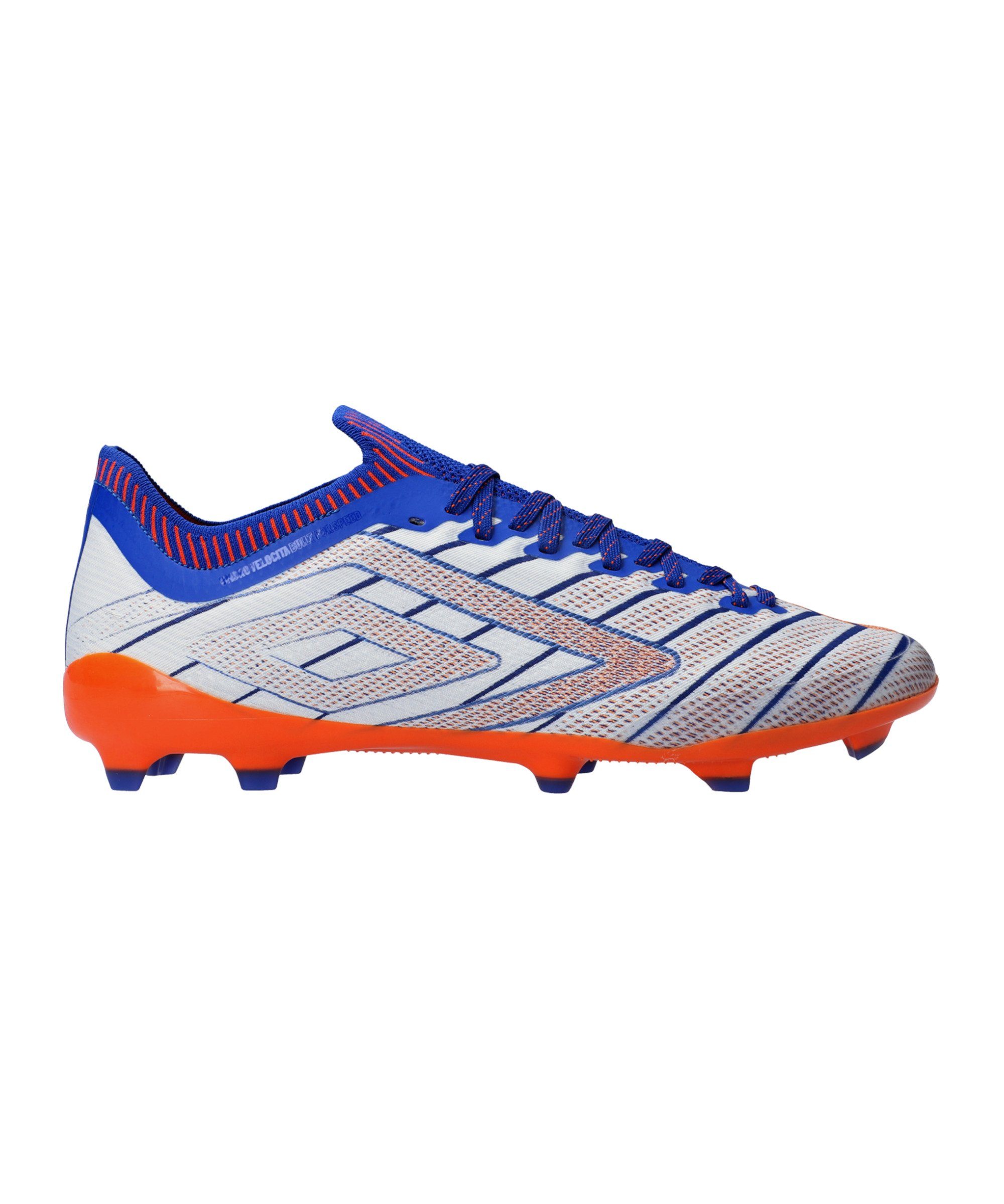 Pro Velocita Elixir Umbro FG Fußballschuh weissblauorange