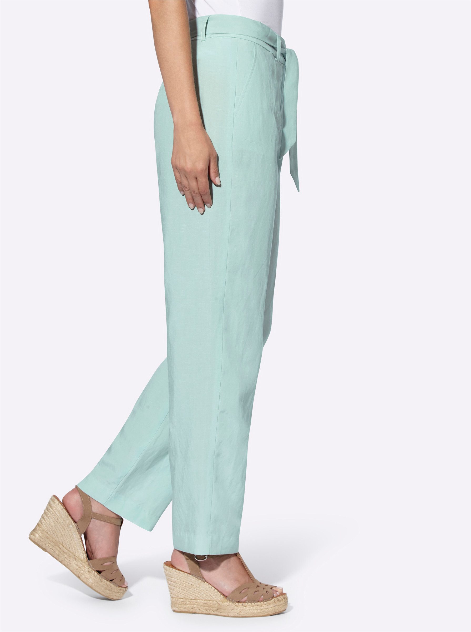 heine Jerseyhose Leinenhose Innenbeinlänge ca. 74 günstig online kaufen