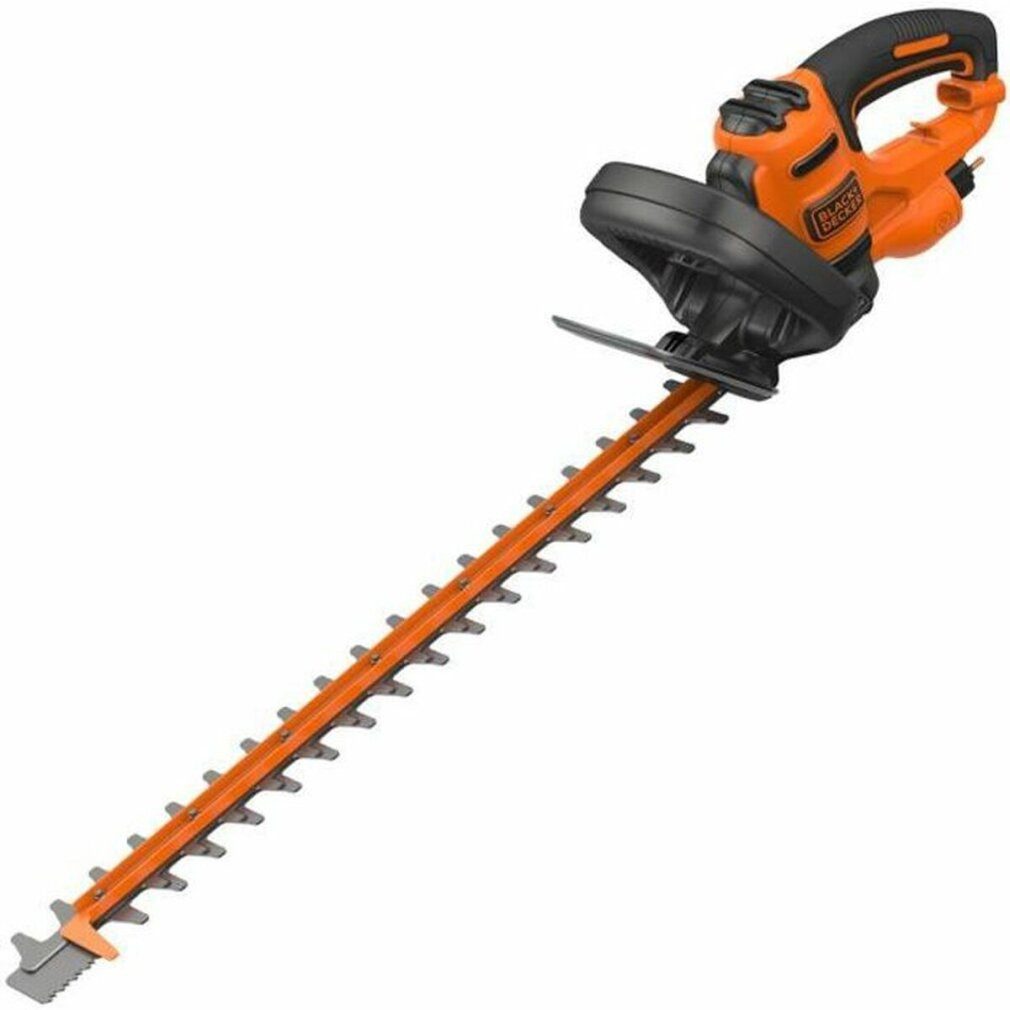 Black + Decker Heckenschere BLACK+DECKER Heckenschere BEHTS451 (orange/schwarz, 550 Watt)