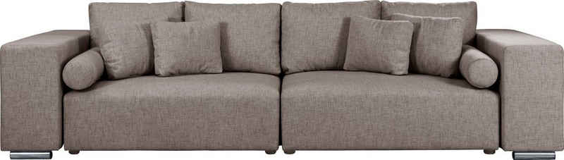 INOSIGN Big-Sofa Aliya, incl. Bettfunktion und Bettkasten, Breite 290 cm,incl. Zierkissen