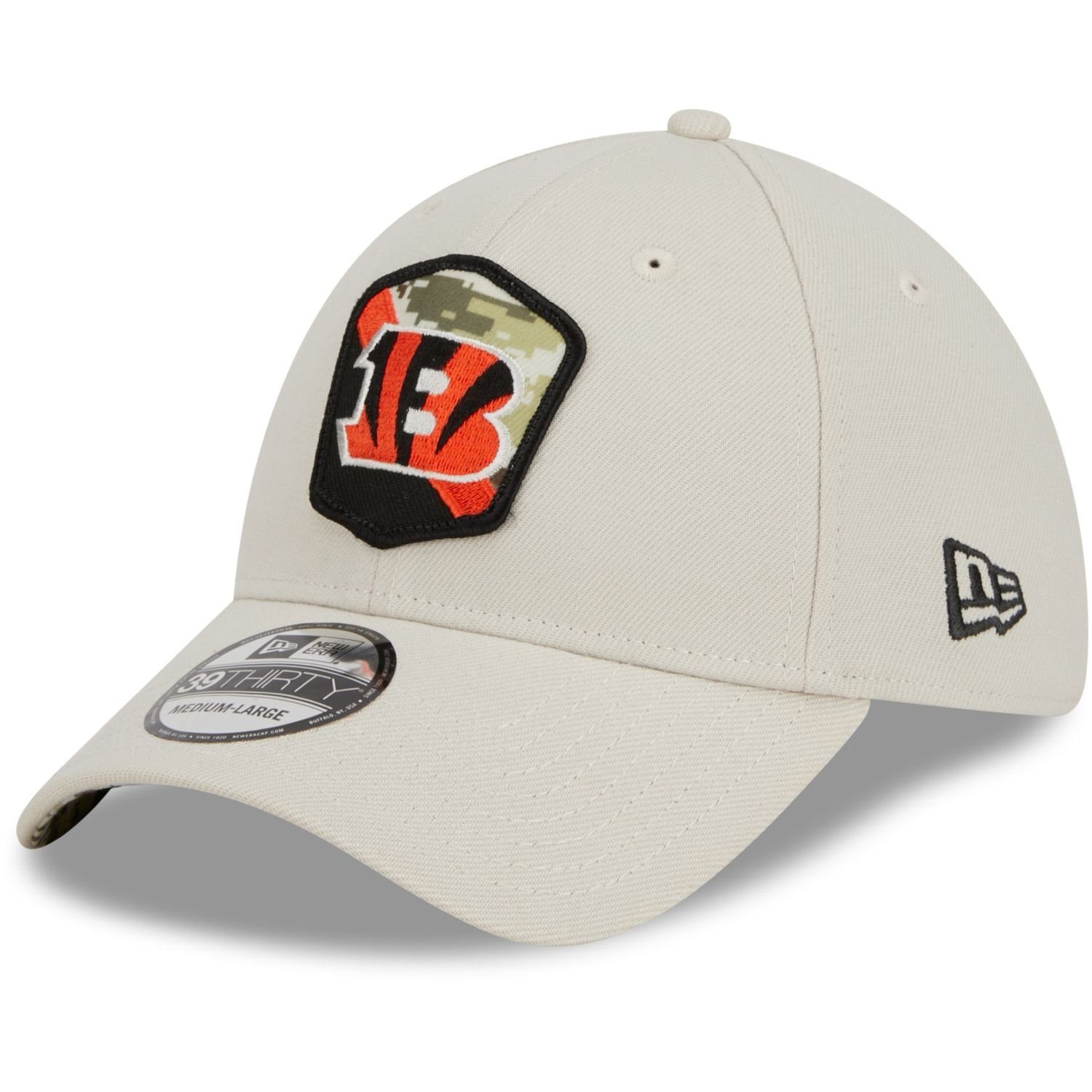 New Era Flex Cap to Bengals Service NFL Cincinnati 39Thirty StretchFit Salute