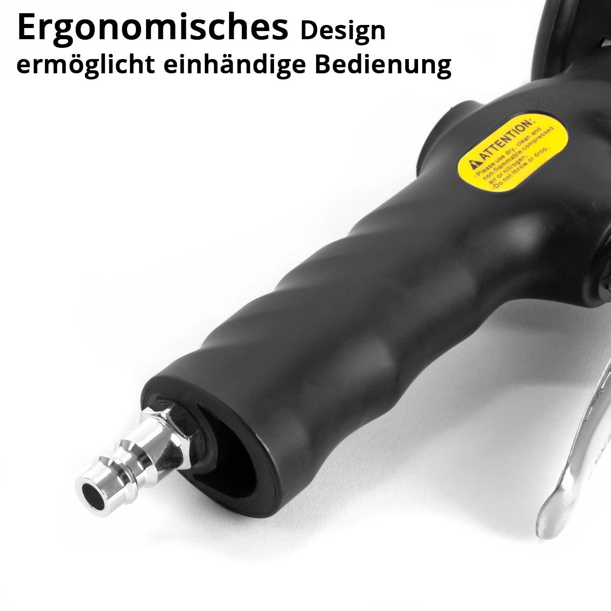 STAHLWERK Reifenfüllmessgerät Druckluft-Reifenfüllpistole DRA-162 ST, Manometer