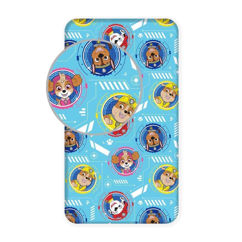 PAW PATROL Натяжные простыни Paw Patrol Натяжные простыни Motiv "4Friends" 90x200 cm + 25cm