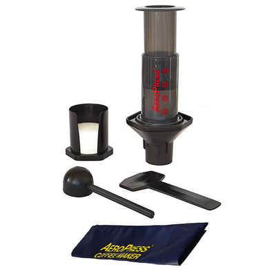 AeroPress Kaffeebereiter Coffee Maker, inkl. 350 Papierfiltern und Tasche