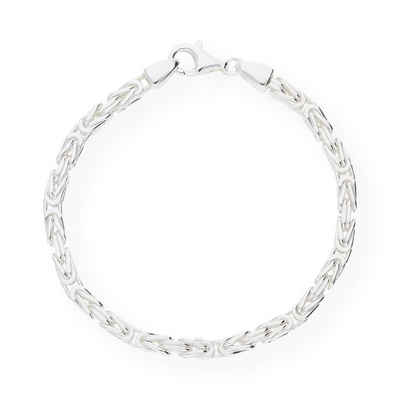 JuwelmaLux Armband JuwelmaLux Königsarmband Silber 925/000 JL18-03-0052 22 cm (kein Set, 1-tlg., kein Set)