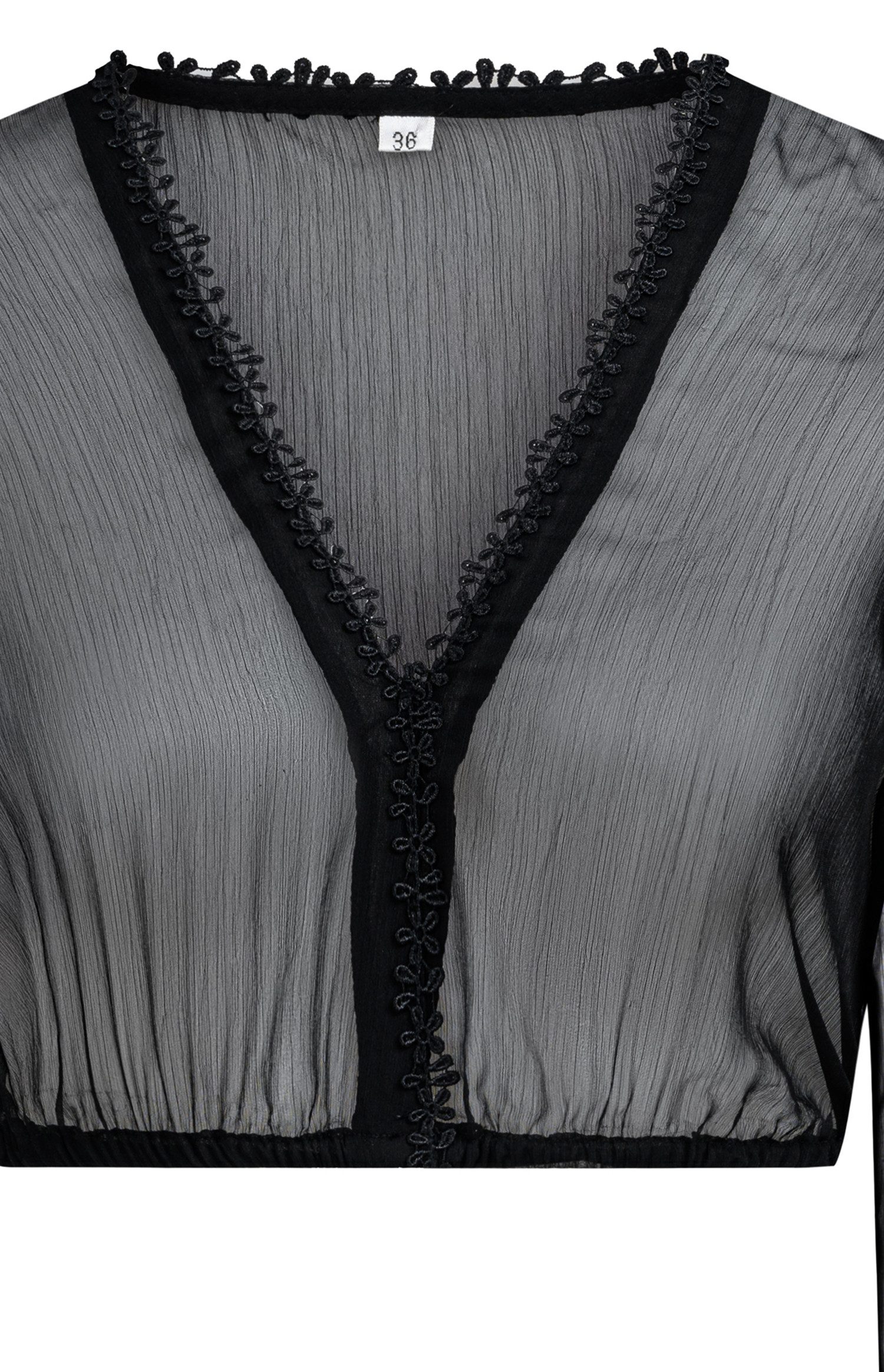 Nübler Dirndlbluse Dirndlbluse Caro in Onyx von Nübler