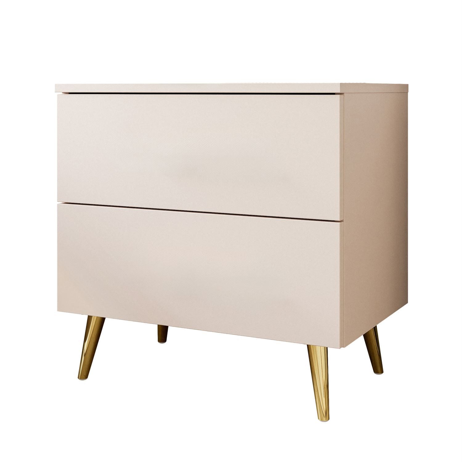 Lookway Nachttisch AURA KASCHMIR mit LED Beleuchtung, Breite: 55 cm günstig online kaufen