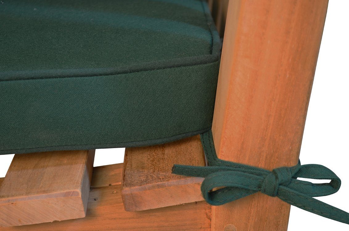 Kai Wiechmann Bankauflage Sitzauflage 110-170 x 47 cm als pflegeleichtes Polster für Gartenbänke, Bankkissen aus 100% Polyester mit Reißverschluss