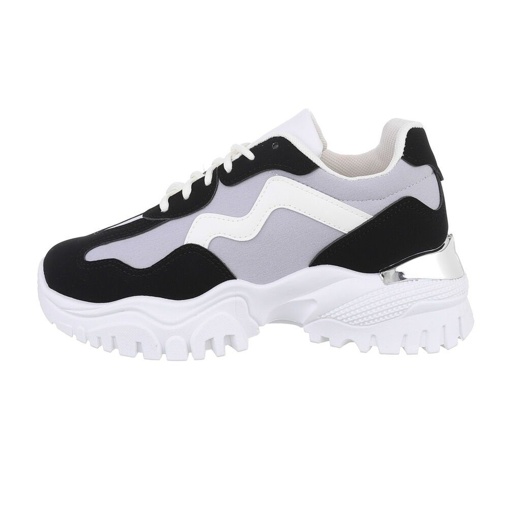 Ital-Design Damen Low-Top Freizeit Sneaker Flach günstig online kaufen