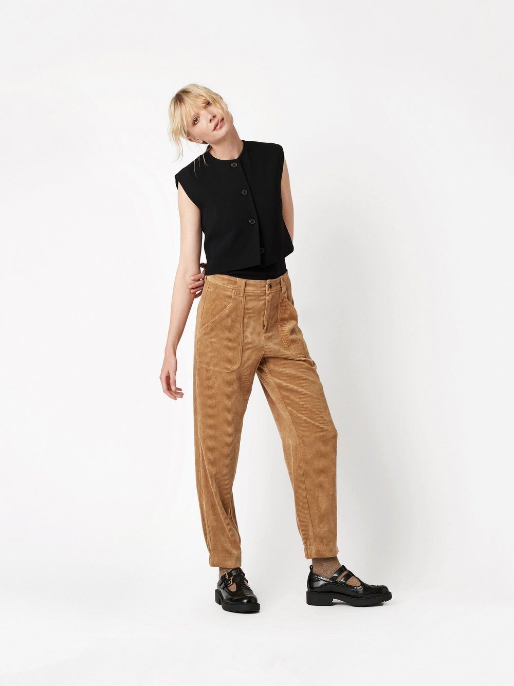 ROSNER Boyfriend-Hose Mara_390 aus fließendem Cord günstig online kaufen