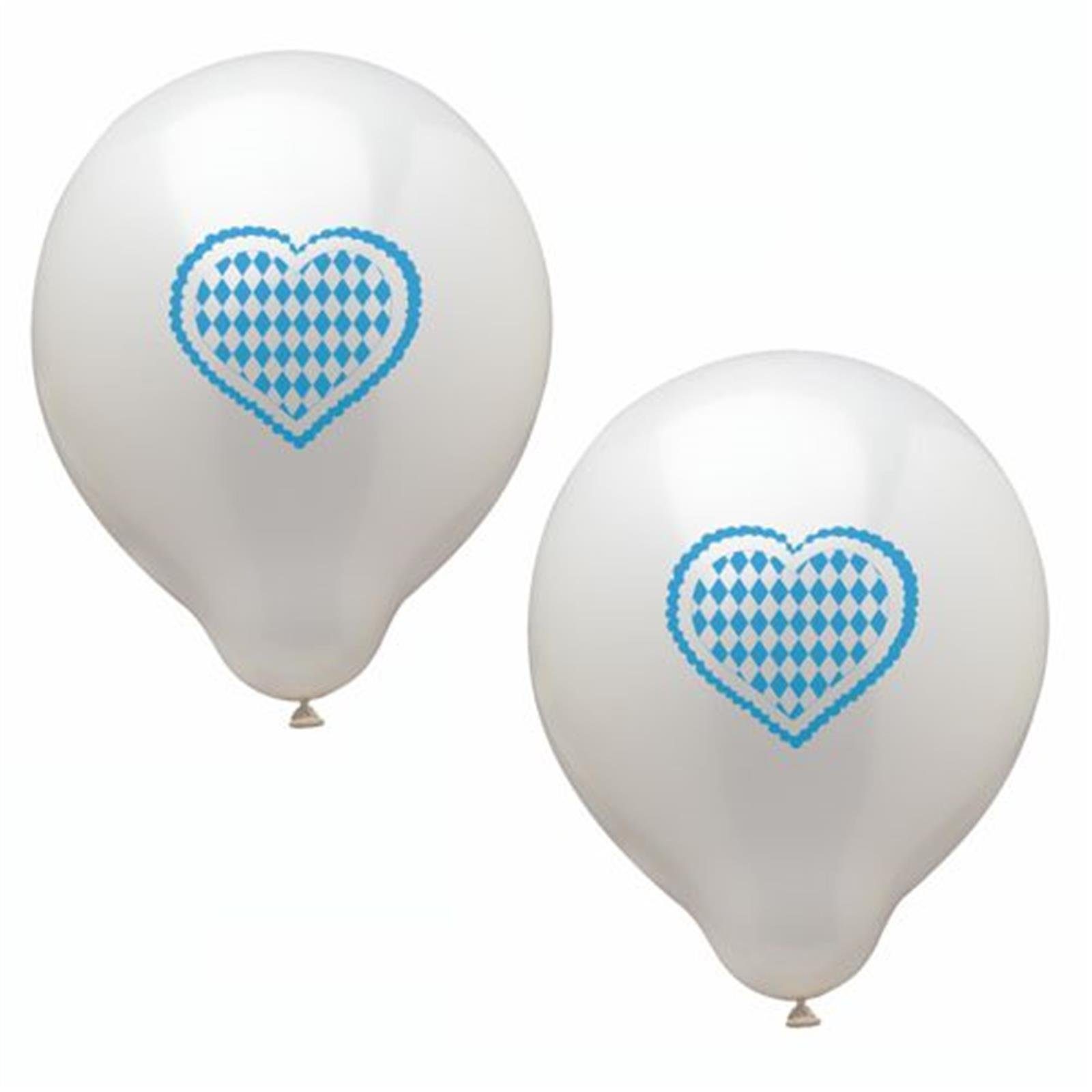 PAPSTAR Luftballon Luftballons Ø 25 cm "Bayrisch Blau" | Deko-Objekte